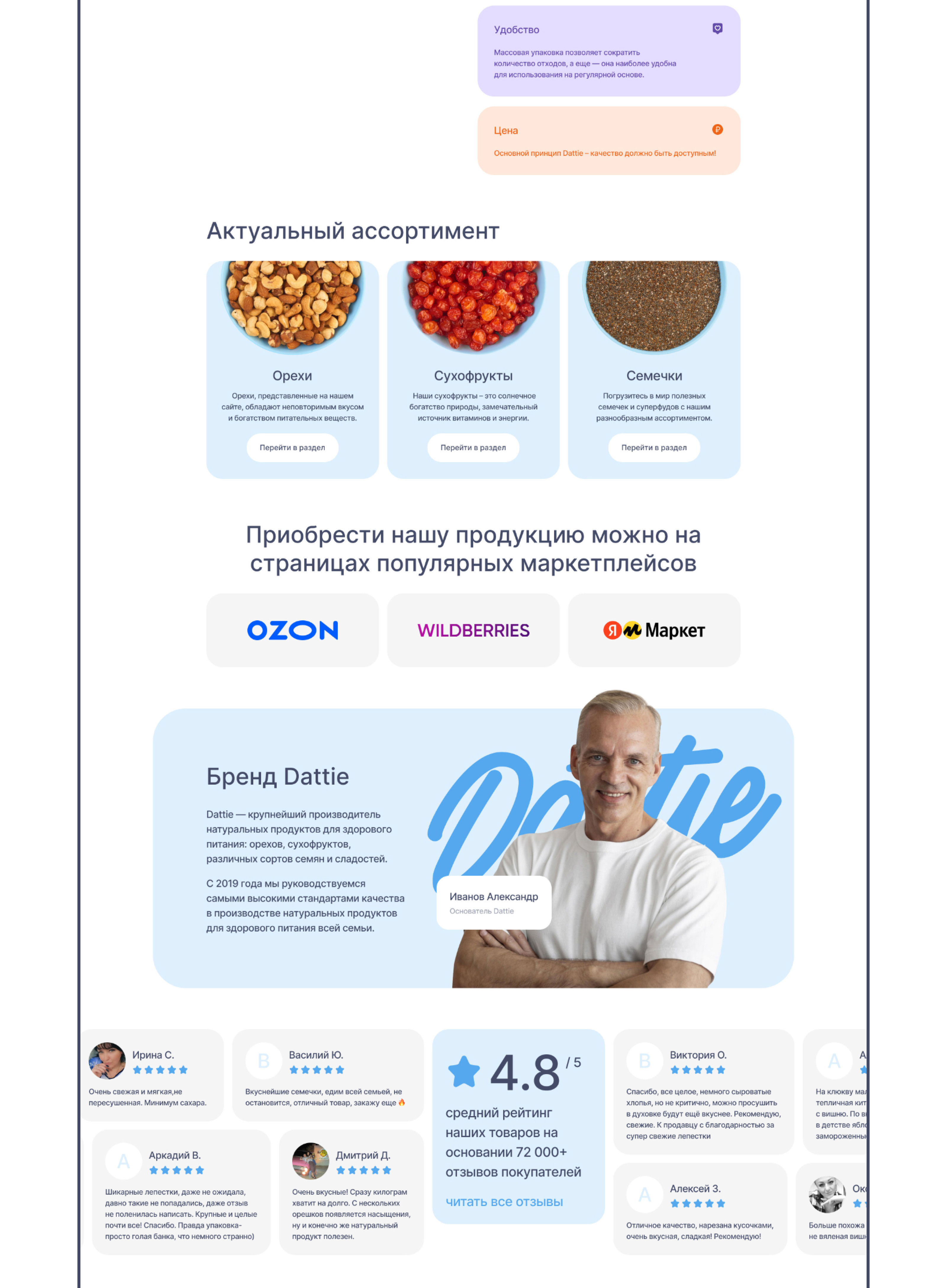 Dattie | Интернет-магазин — Изображение №4 — Интерфейсы на Dprofile