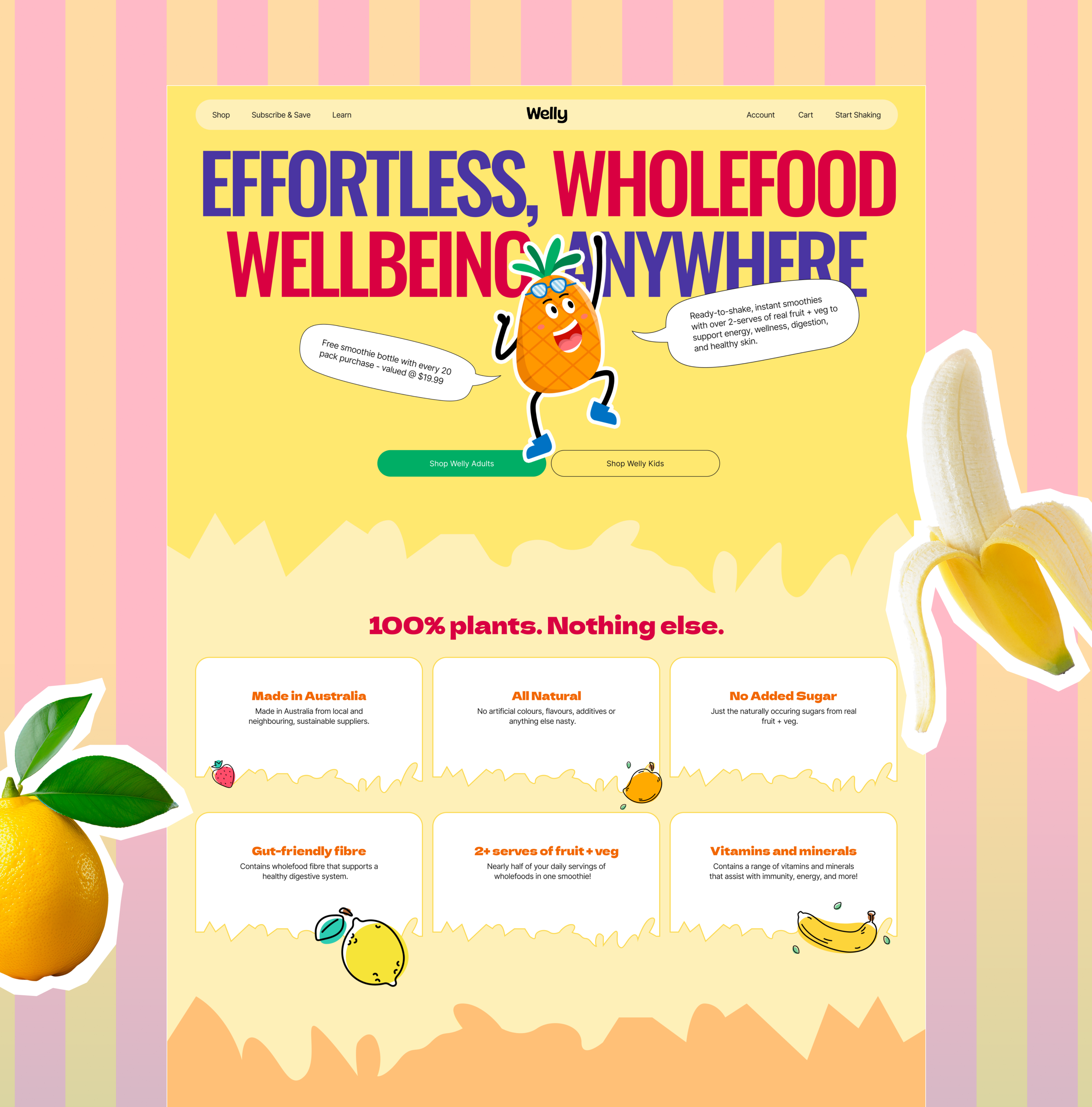 Welly | Landing page — Изображение №2 — Интерфейсы на Dprofile