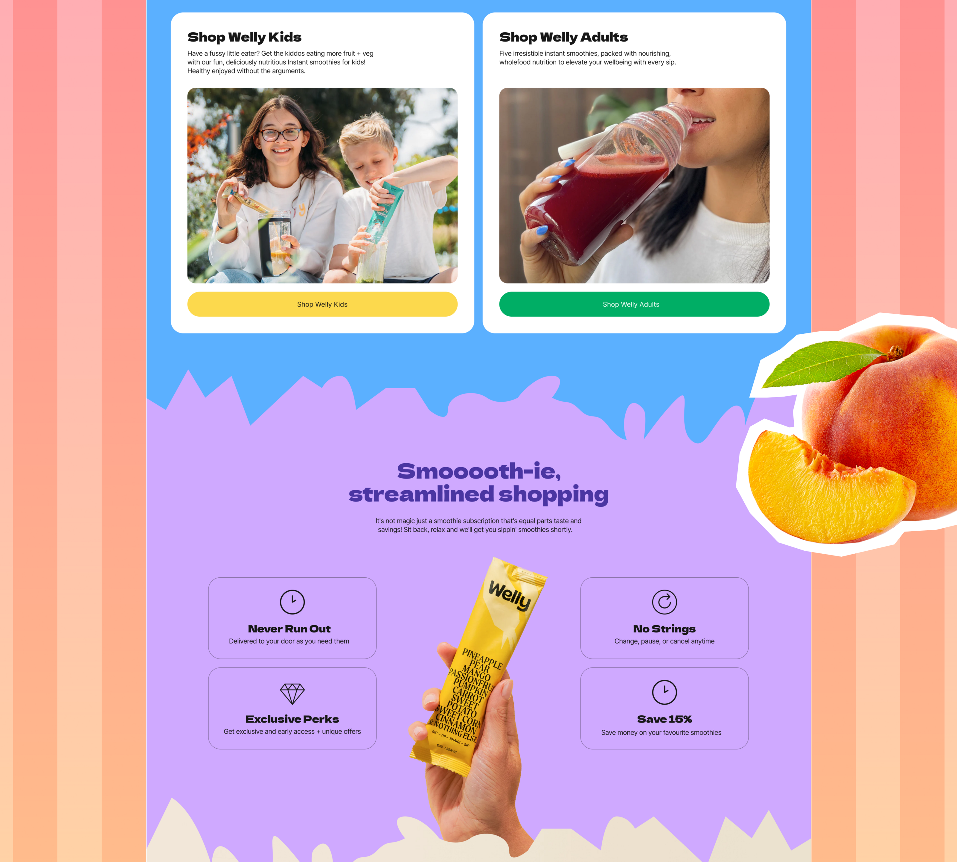Welly | Landing page — Изображение №7 — Интерфейсы на Dprofile