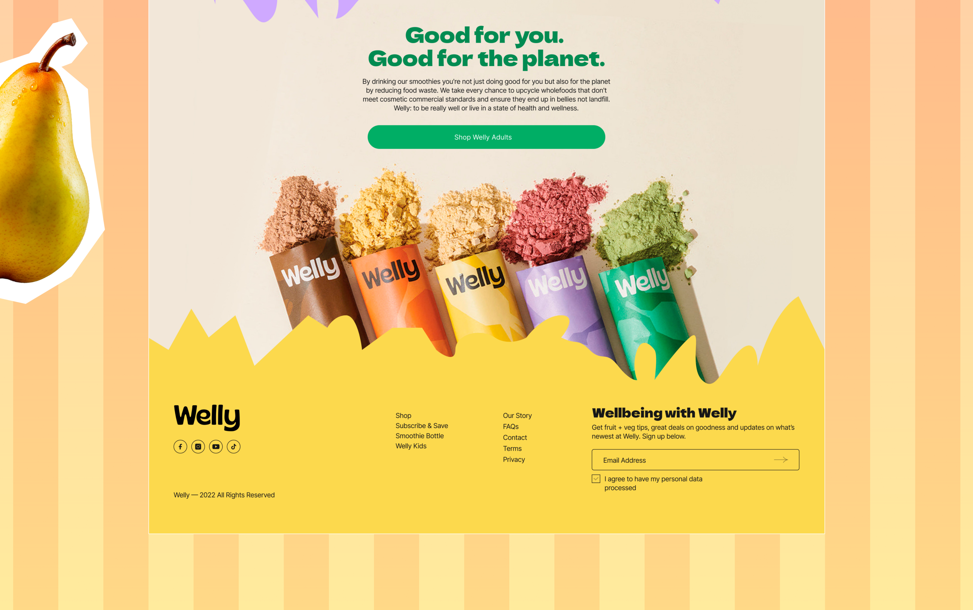 Welly | Landing page — Изображение №8 — Интерфейсы на Dprofile