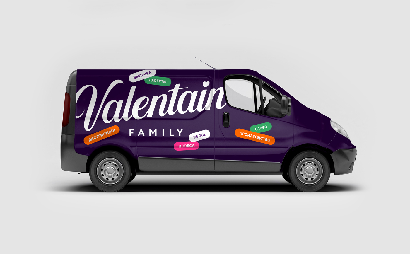 Ребрендиг производителя выпечки Valentain Family — Изображение №4 — Интерфейсы, Брендинг на Dprofile