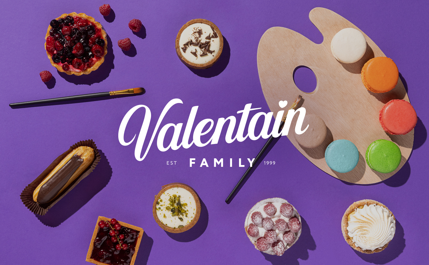 Ребрендиг производителя выпечки Valentain Family — Изображение №1 — Интерфейсы, Брендинг на Dprofile