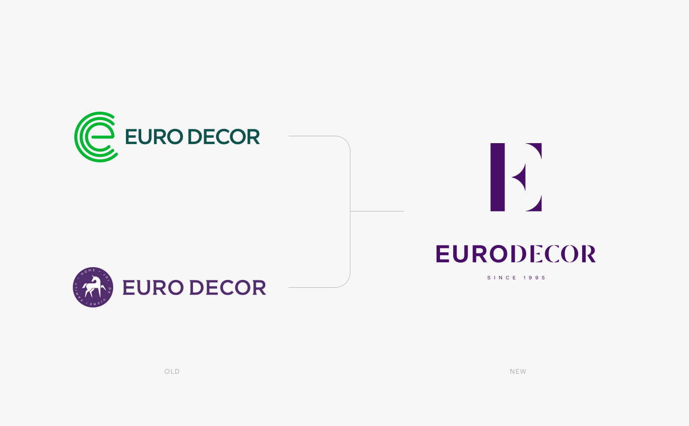 Ребрендинг для производителя обоев Euro Decor — Изображение №3 — Брендинг на Dprofile