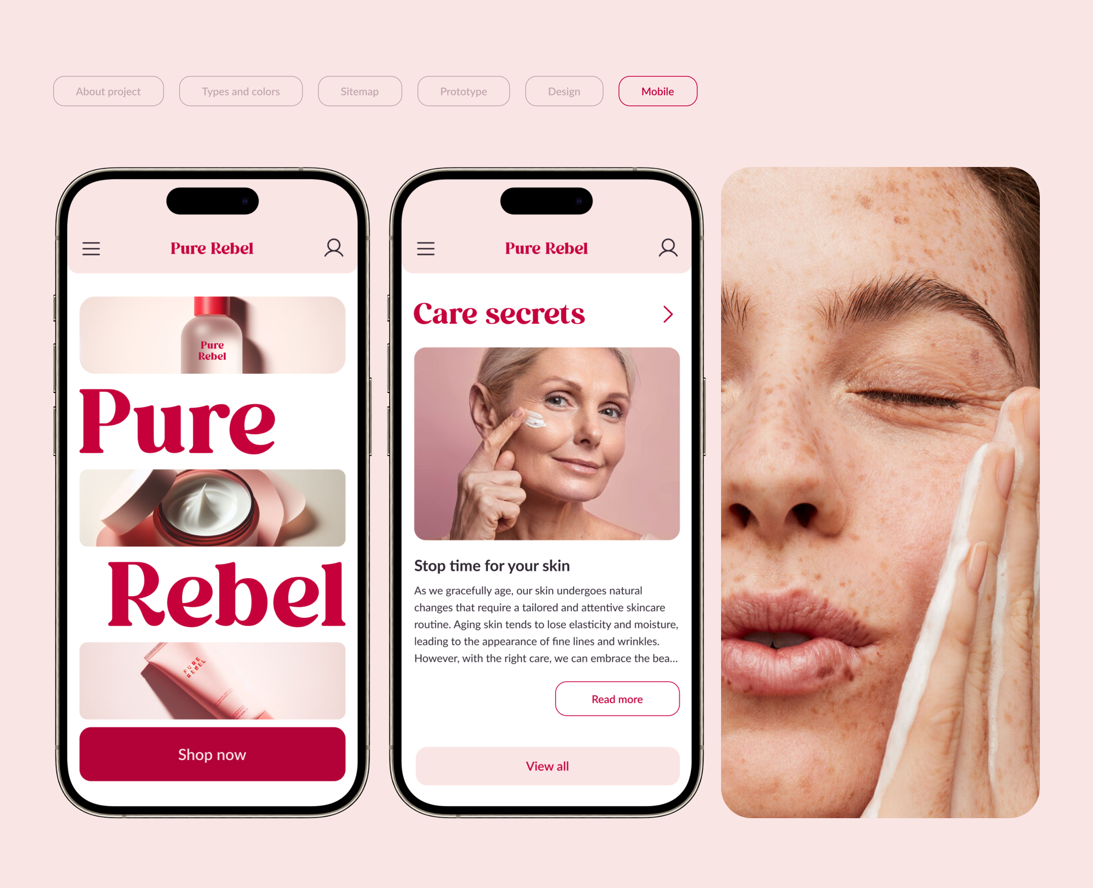 Pure Rebel сайт косметического бренда — Изображение №11 — Интерфейсы на Dprofile
