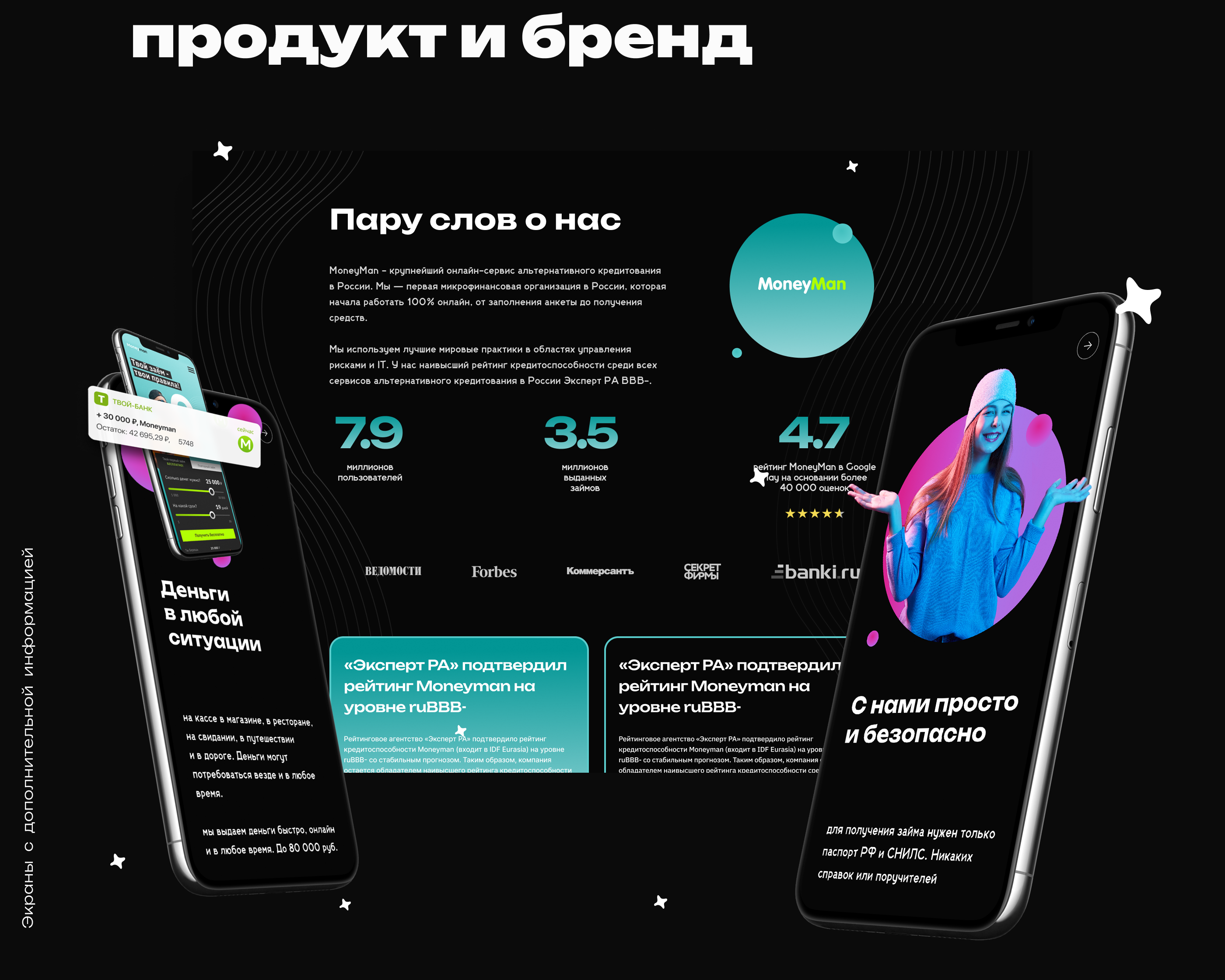 Millennials, спецпроект @ MoneyMan — Изображение №20 — Интерфейсы на Dprofile