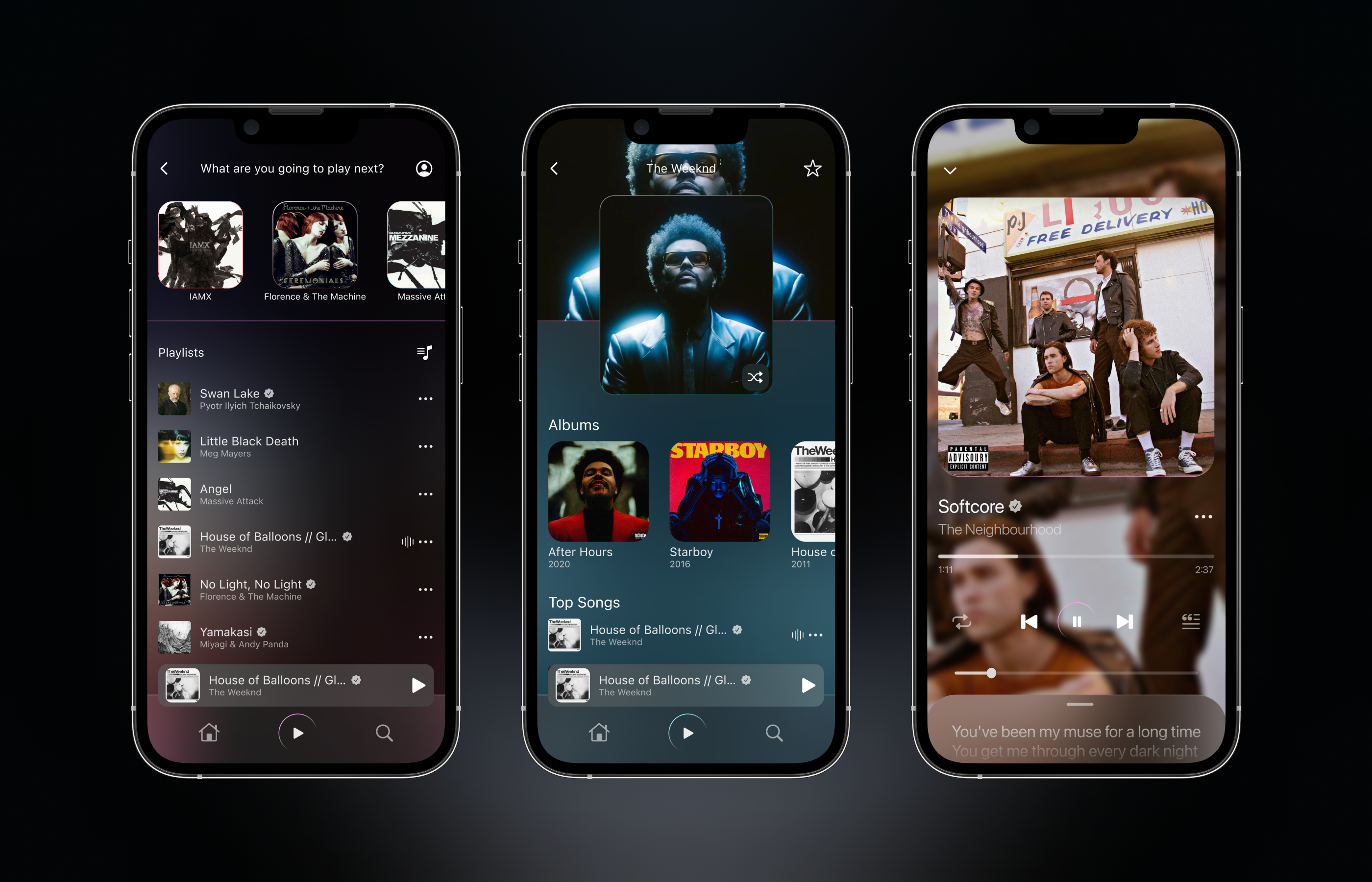 UI: музыкальное приложение — Изображение №1 — Интерфейсы на Dprofile
