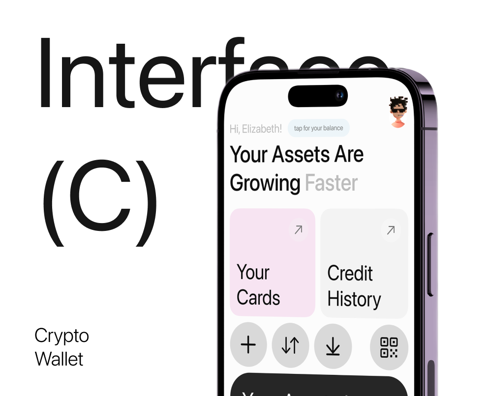 UI-концепция крипто-кошелька — Интерфейсы на Dprofile
