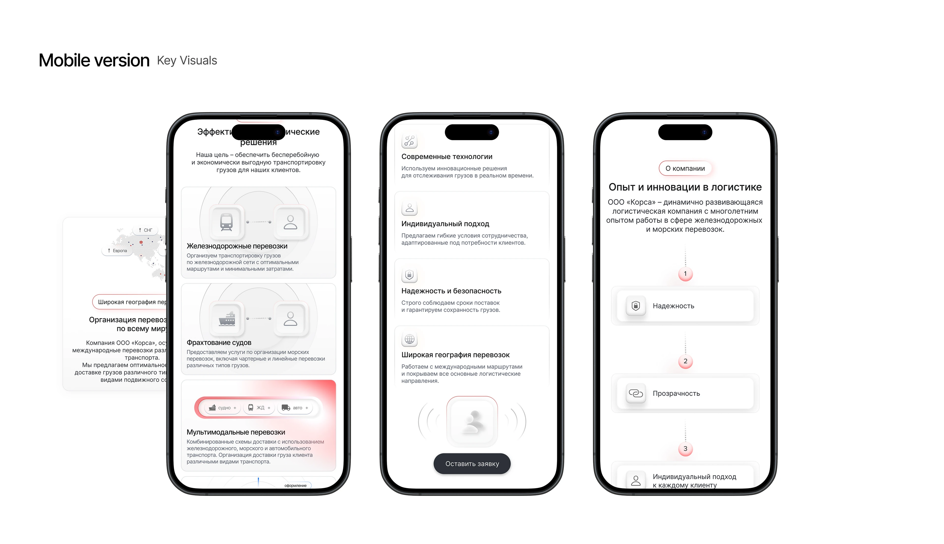 UI-дизайн + Брендинг для логистической компании — Изображение №9 — Интерфейсы, Брендинг на Dprofile