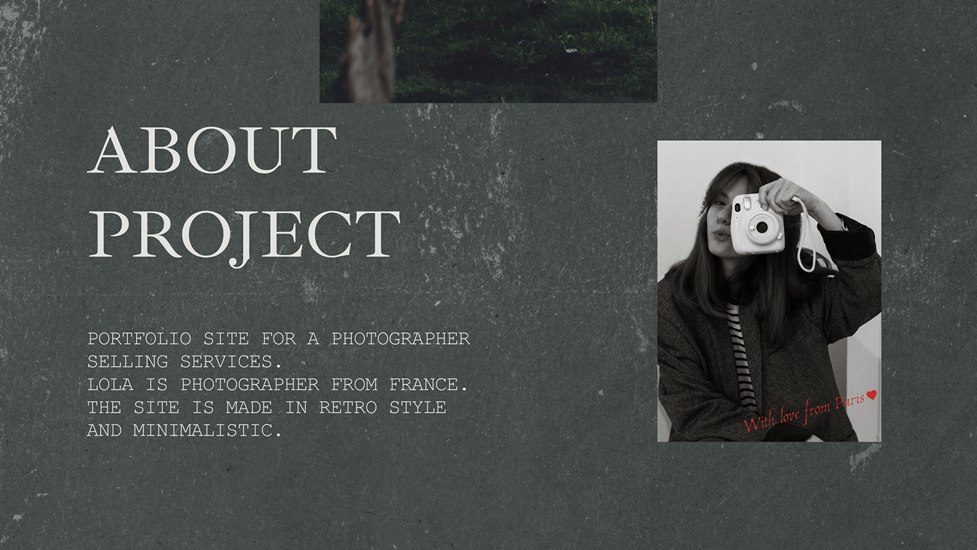 Taplink for photographer/Таплинк для фотографа — Изображение №2 — Интерфейсы на Dprofile