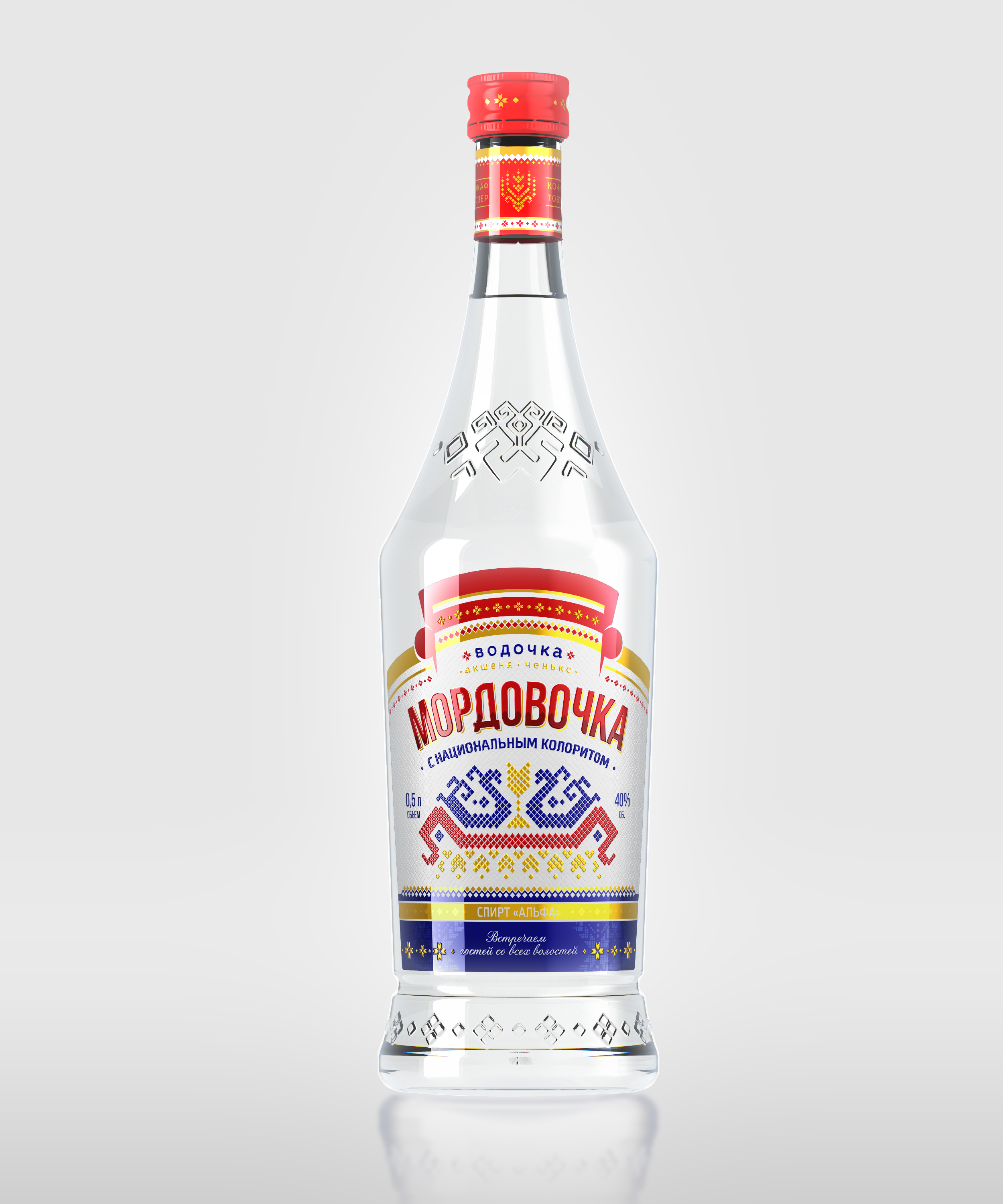 Водка «Мордовочка» — Изображение №1 — 3D на Dprofile