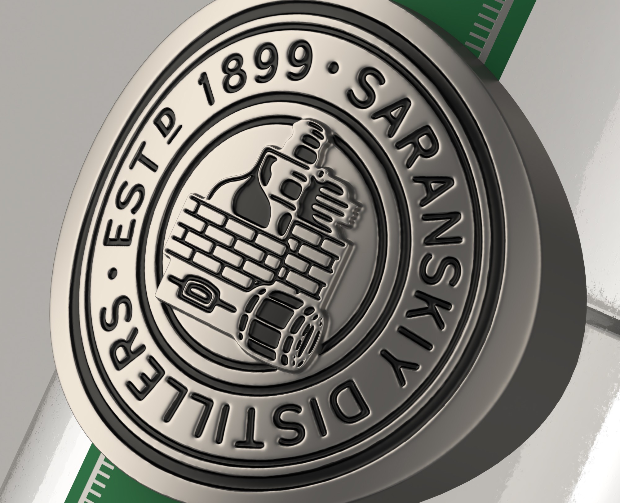 Водка «Чистые Росы» — 3D на Dprofile