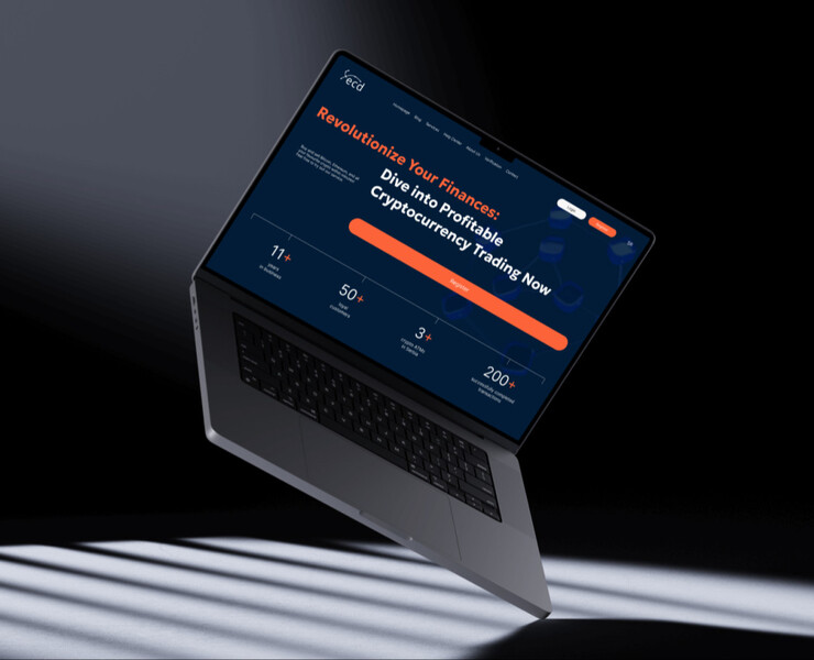 ECD cryptocurrency - UX/UI design — Интерфейсы, Анимация на Dprofile