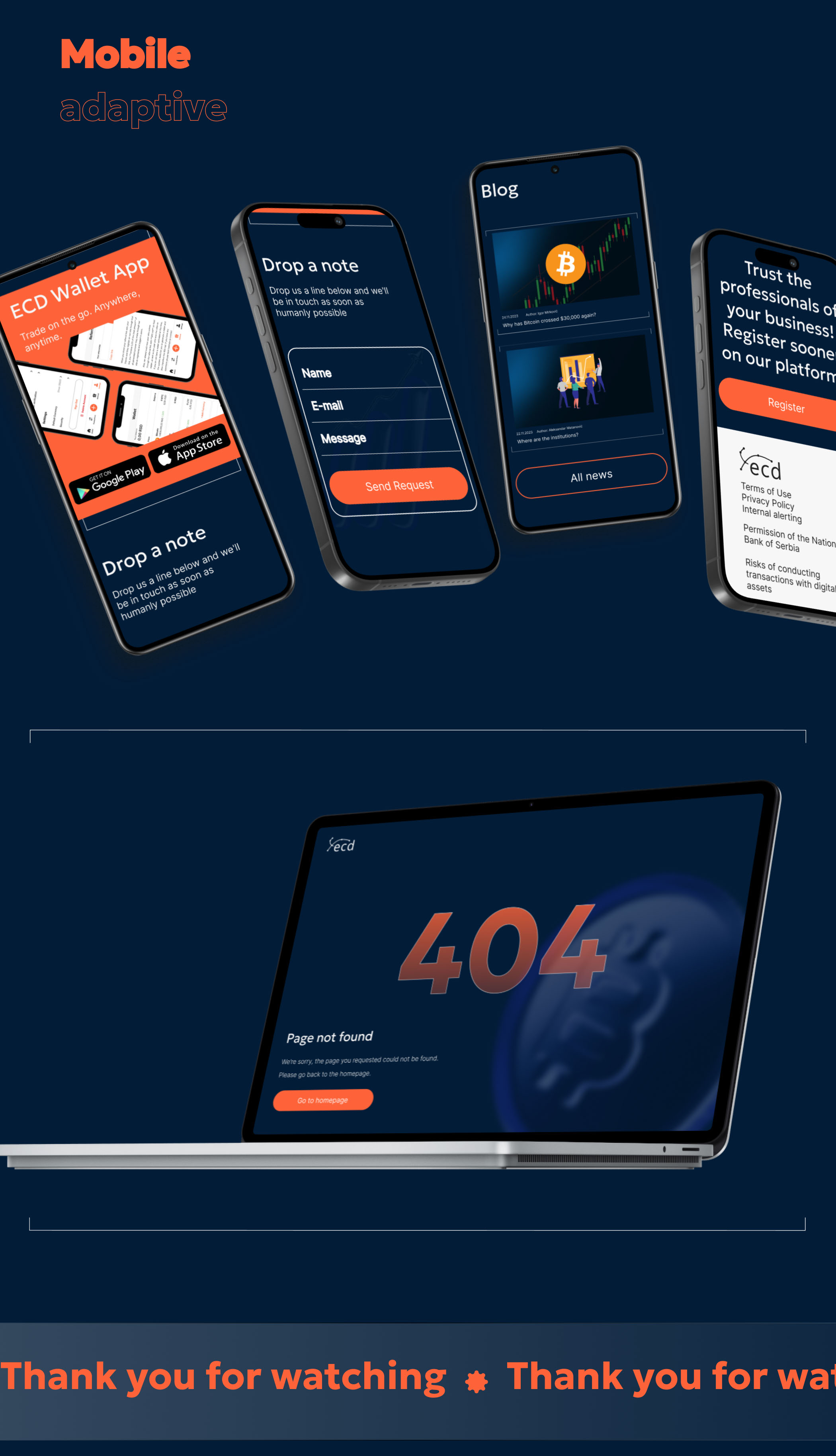 ECD cryptocurrency - UX/UI design — Изображение №4 — Интерфейсы, Анимация на Dprofile