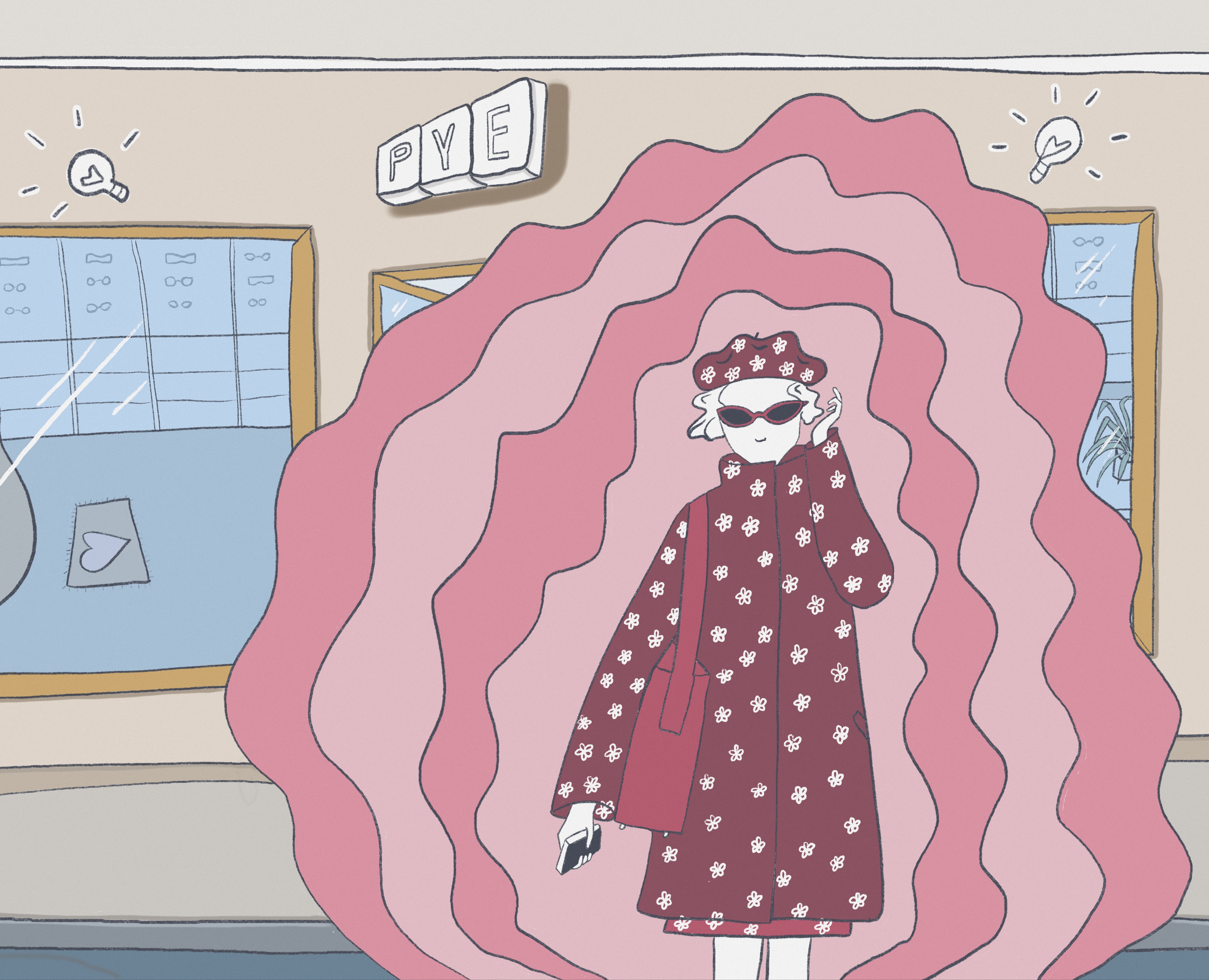 комикс про очки — Иллюстрация на Dprofile