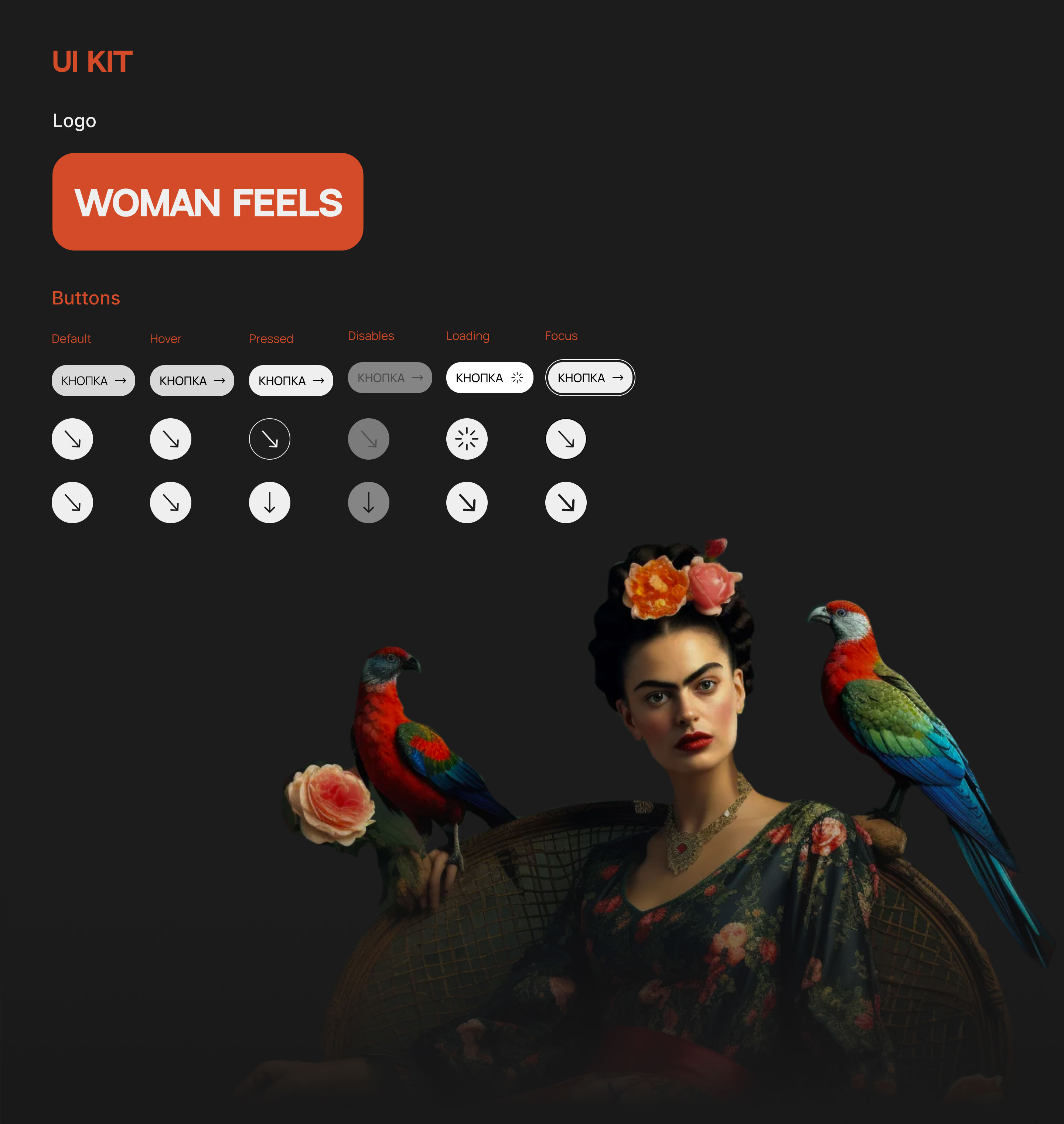 Website for a women's museum | UI/UX design — Изображение №15 — Интерфейсы, Маркетинг на Dprofile