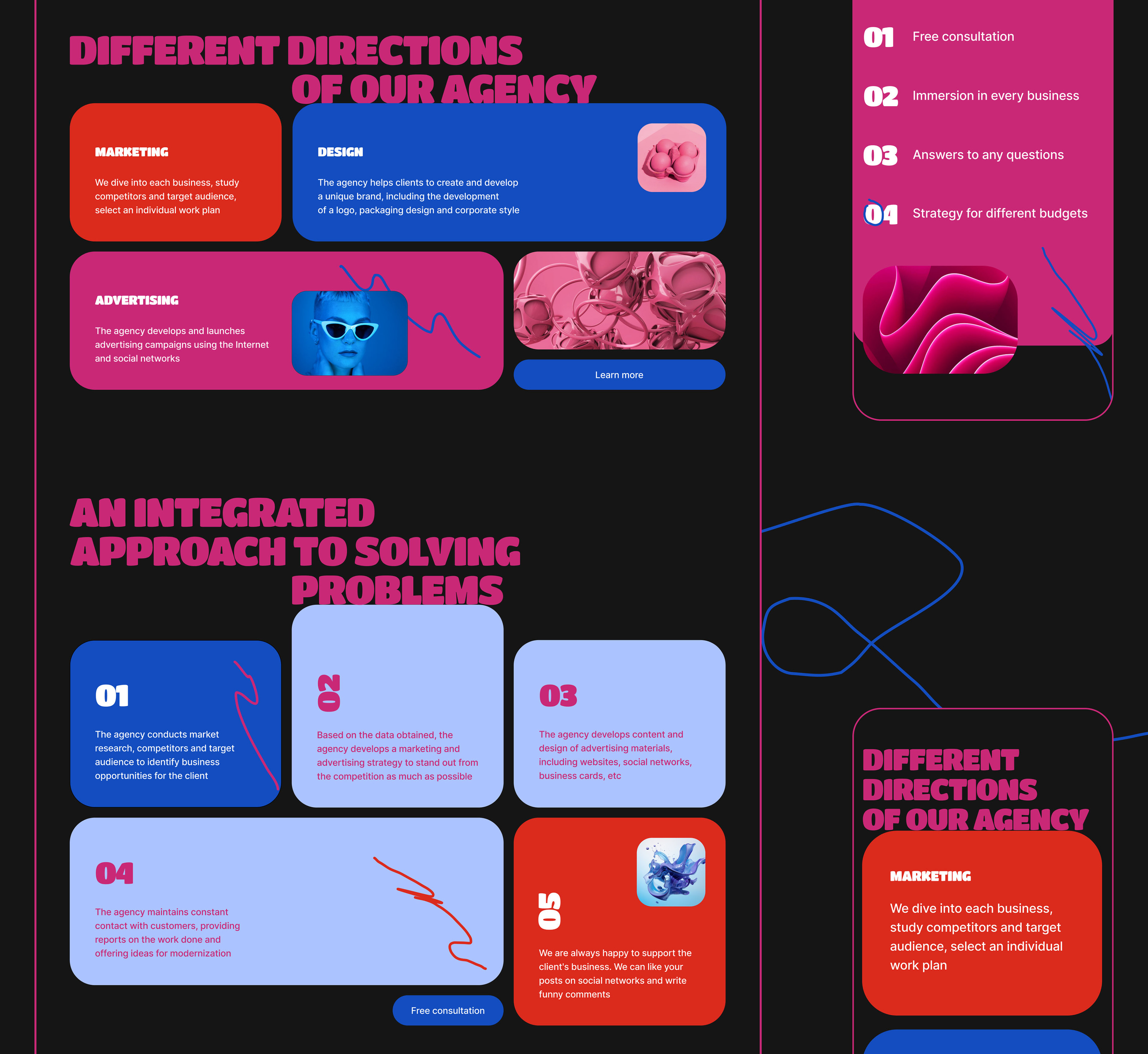 Integrated Services Marketing Agency MAD — Изображение №12 — Интерфейсы, Анимация на Dprofile