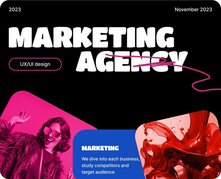 Integrated Services Marketing Agency MAD — Интерфейсы, Анимация на Dprofile