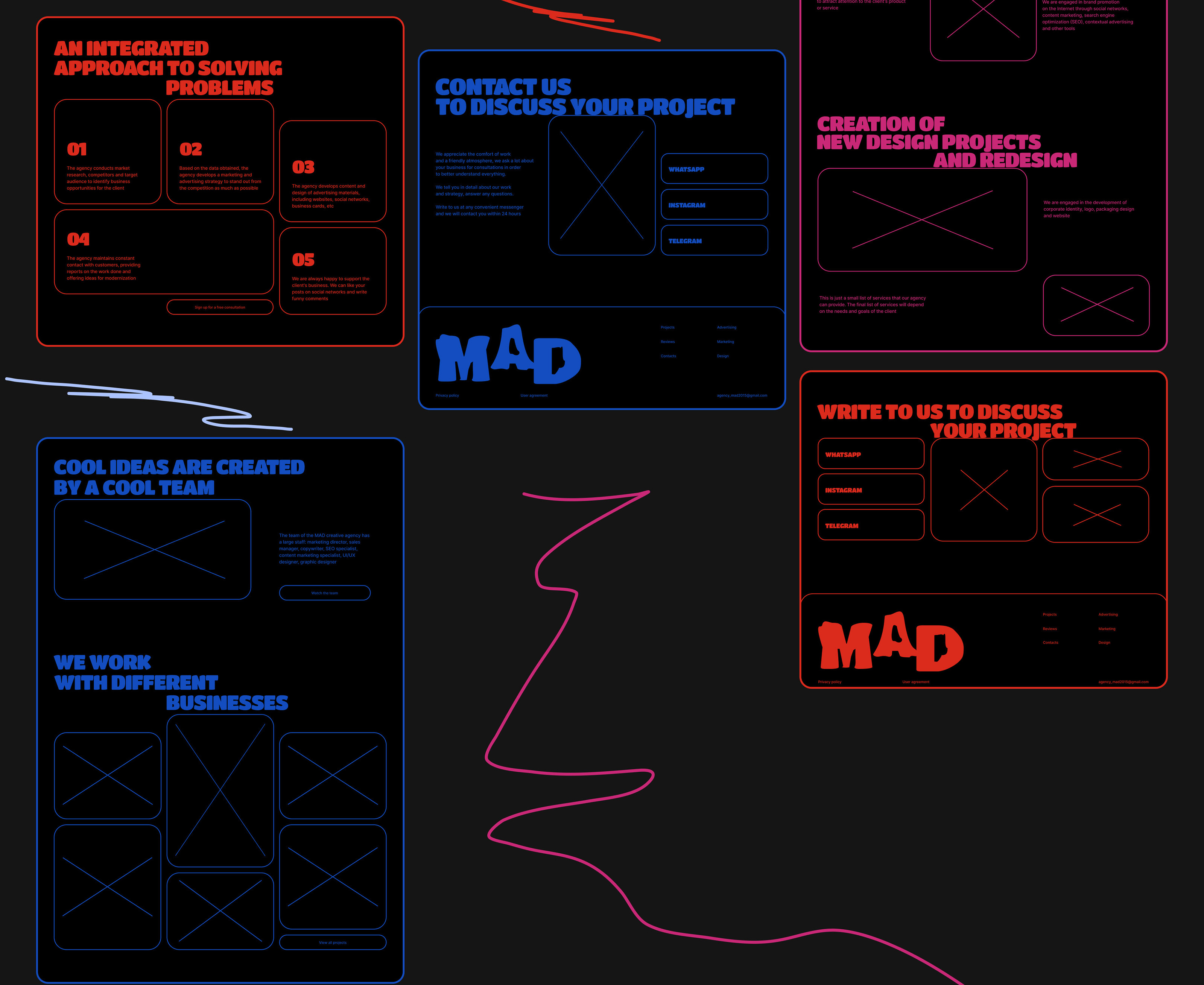 Integrated Services Marketing Agency MAD — Изображение №10 — Интерфейсы, Анимация на Dprofile