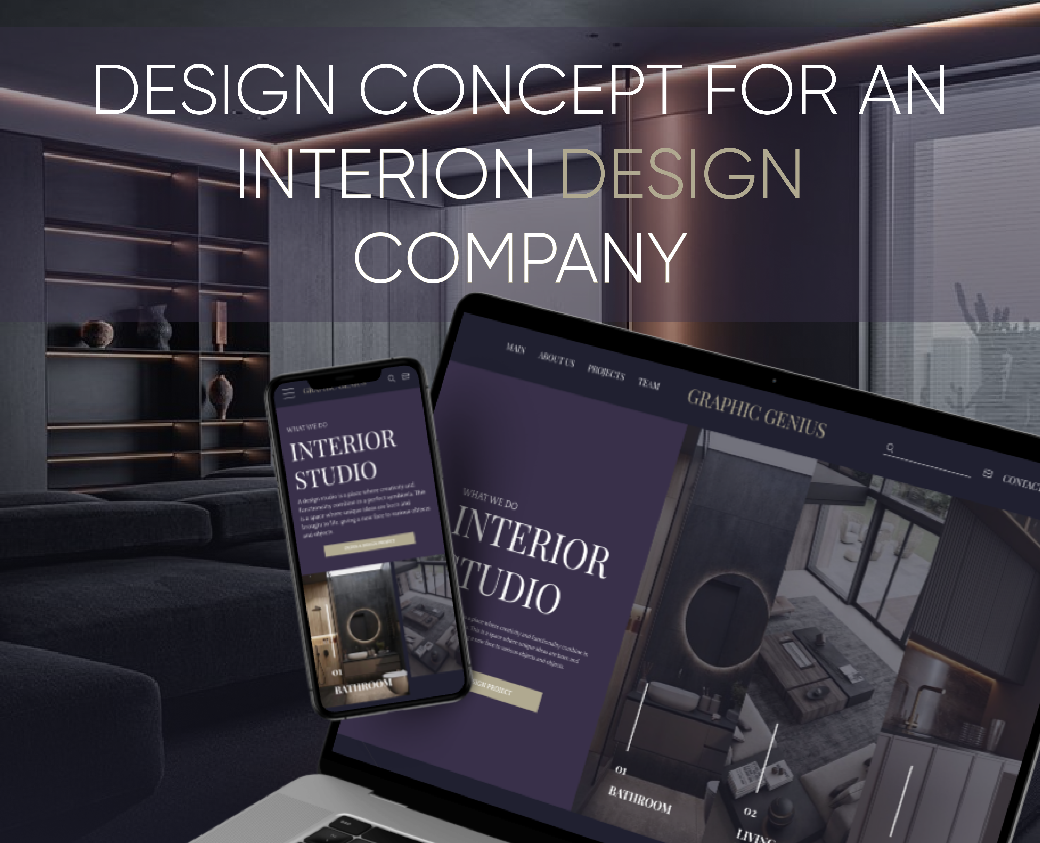 Interior Design Studio — Брендинг, Графика на Dprofile