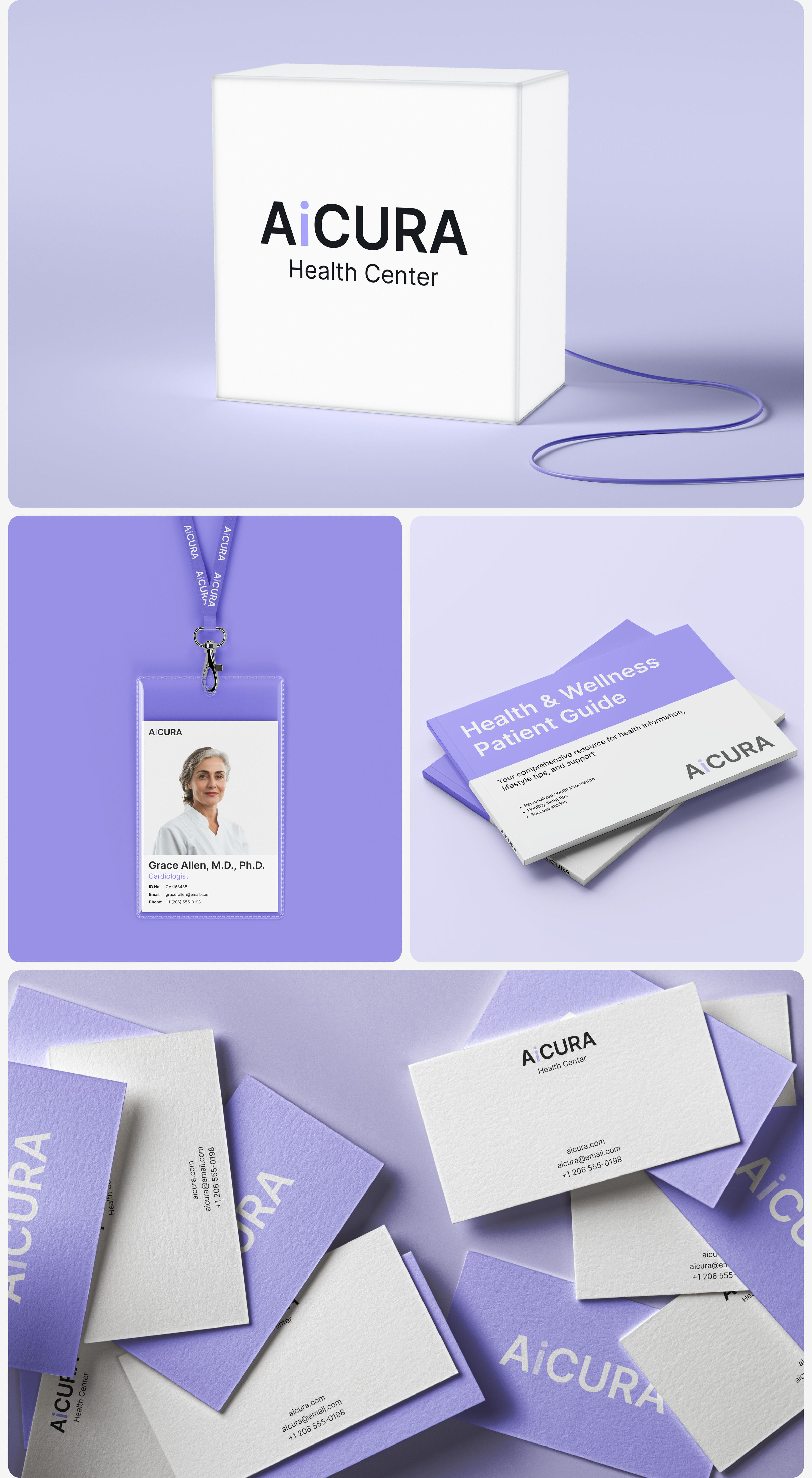 AiCURA Medical Clinic Website Design (UI/UX) — Изображение №4 — Интерфейсы, Анимация на Dprofile