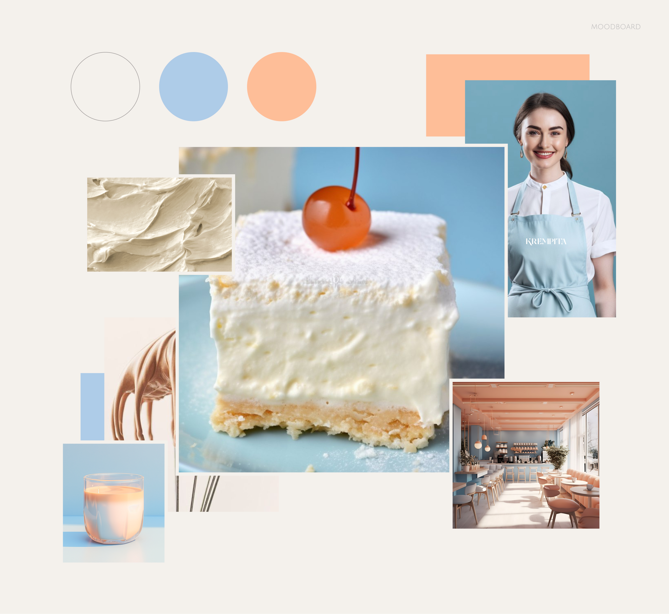 «Krempita» dessert bar&coffee — Изображение №3 — Брендинг на Dprofile