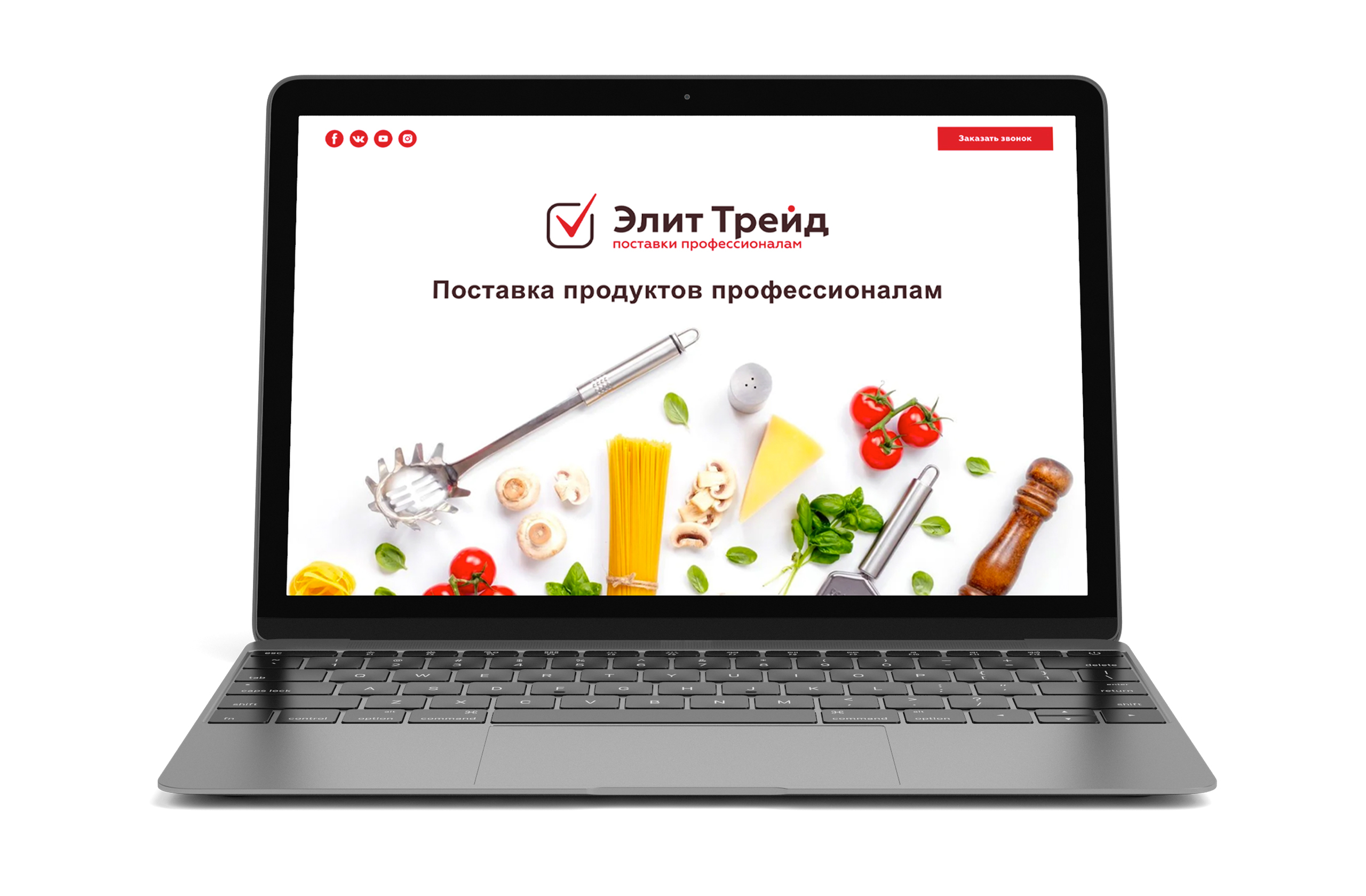 Лендинг для поставщика продуктов в сфере HoReCa — Изображение №2 — Интерфейсы на Dprofile
