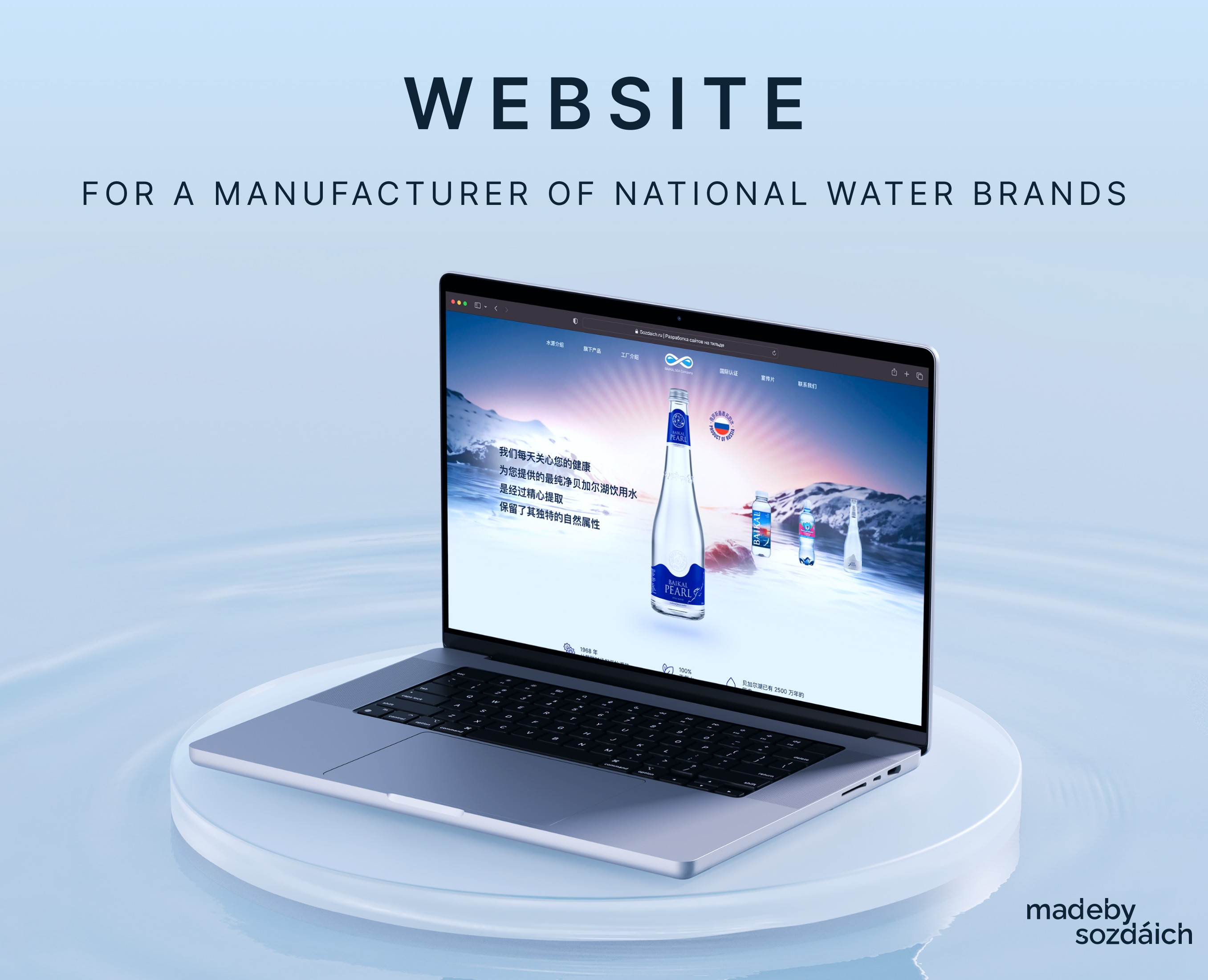Сайт для поставщиков BAIKALSEA Company для китайского рынка — Интерфейсы на Dprofile