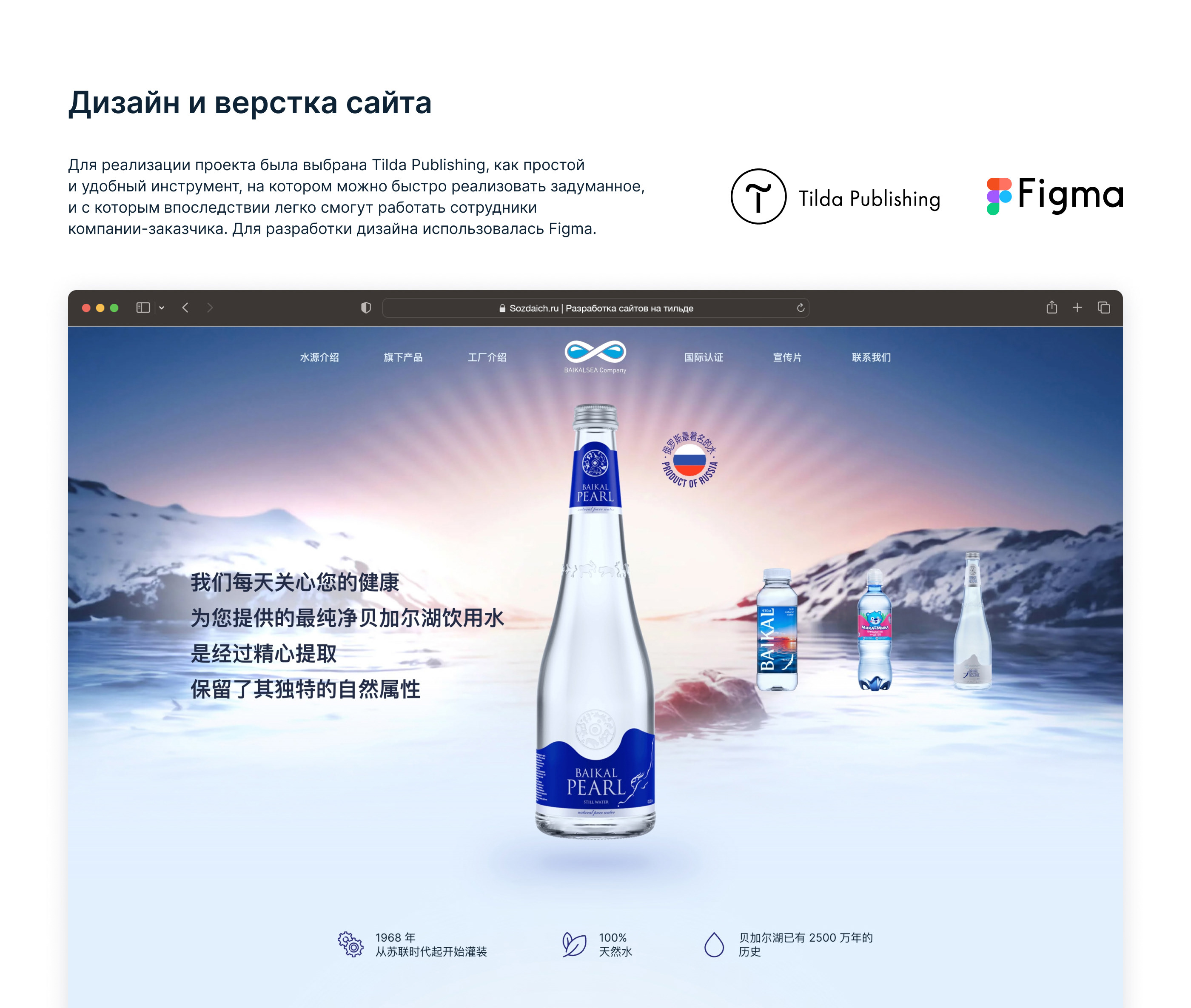 Сайт для поставщиков BAIKALSEA Company для китайского рынка — Изображение №4 — Интерфейсы на Dprofile