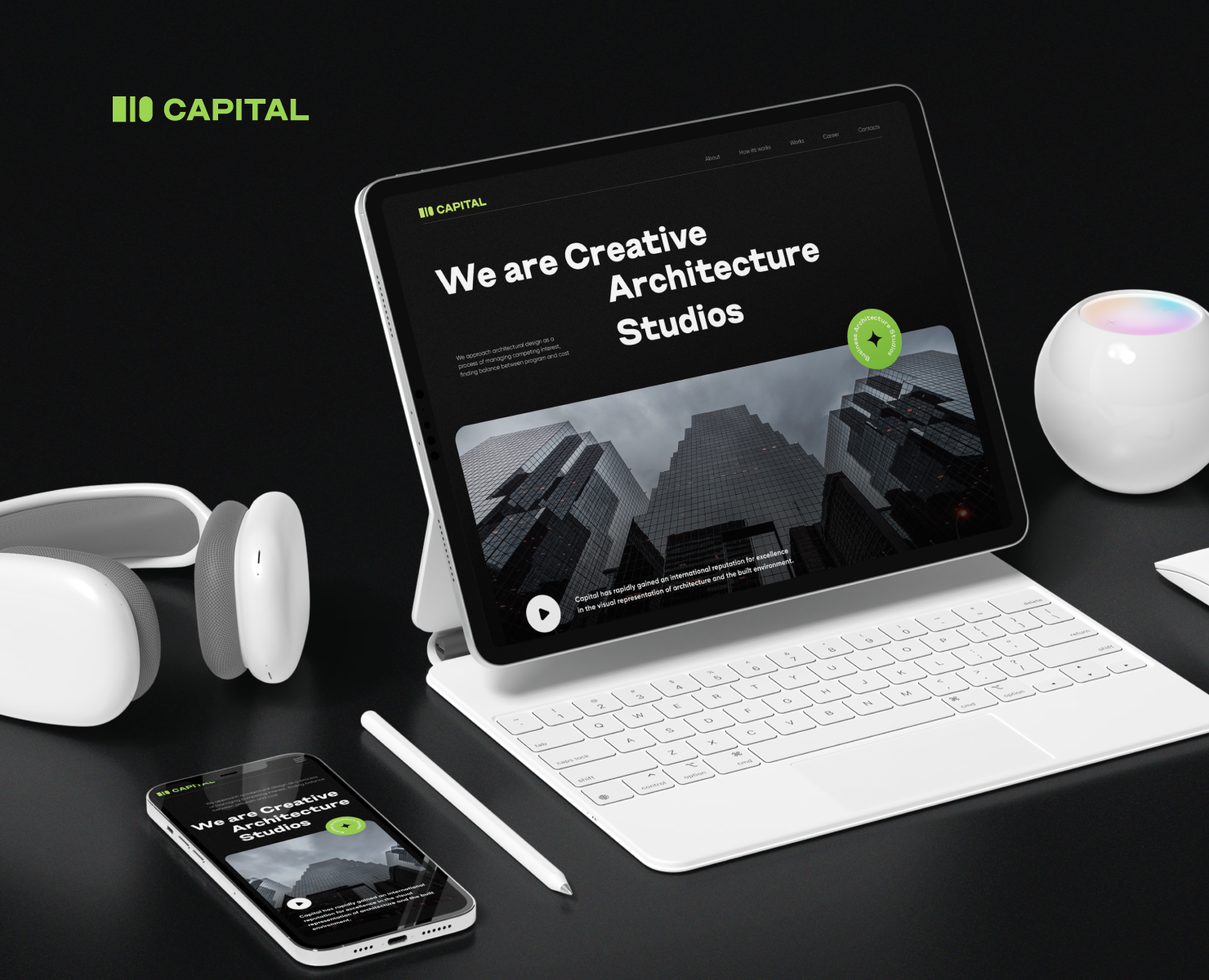 Capital Architecture Studios - Website — Интерфейсы на Dprofile