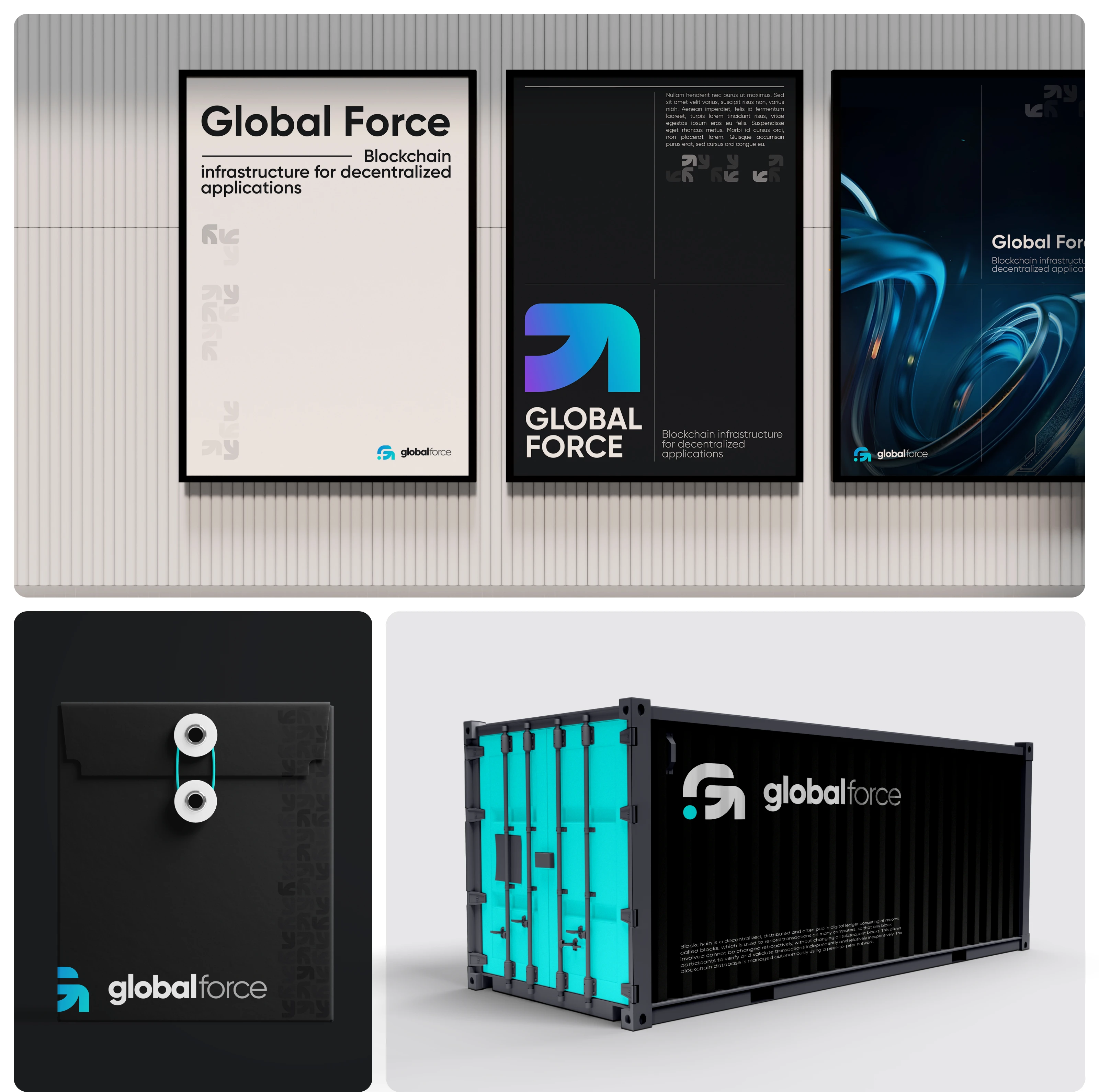 Global Force – Brand identity — Изображение №8 — Брендинг, Графика на Dprofile