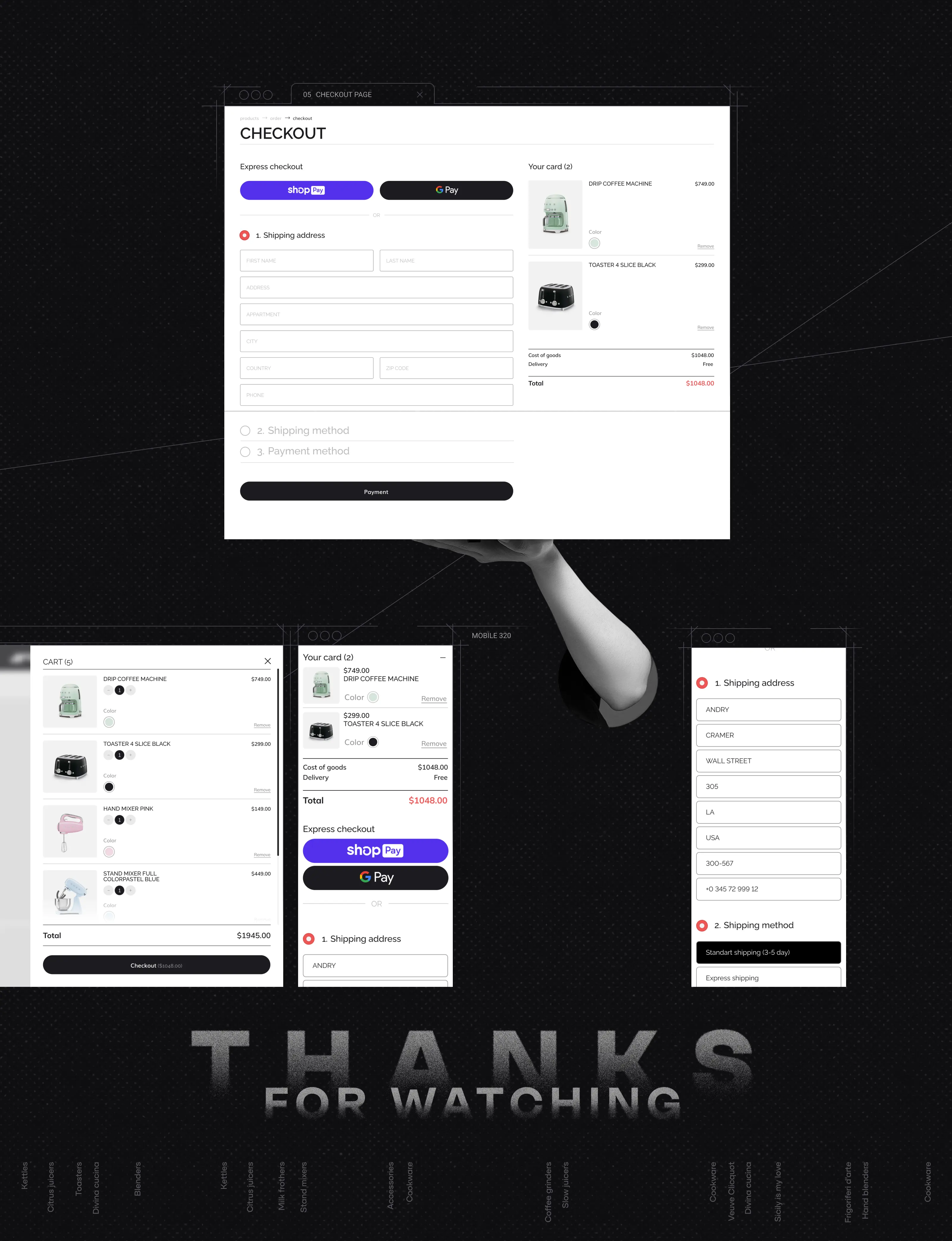 SMEG | E-commerce redesign — Изображение №10 — Интерфейсы на Dprofile