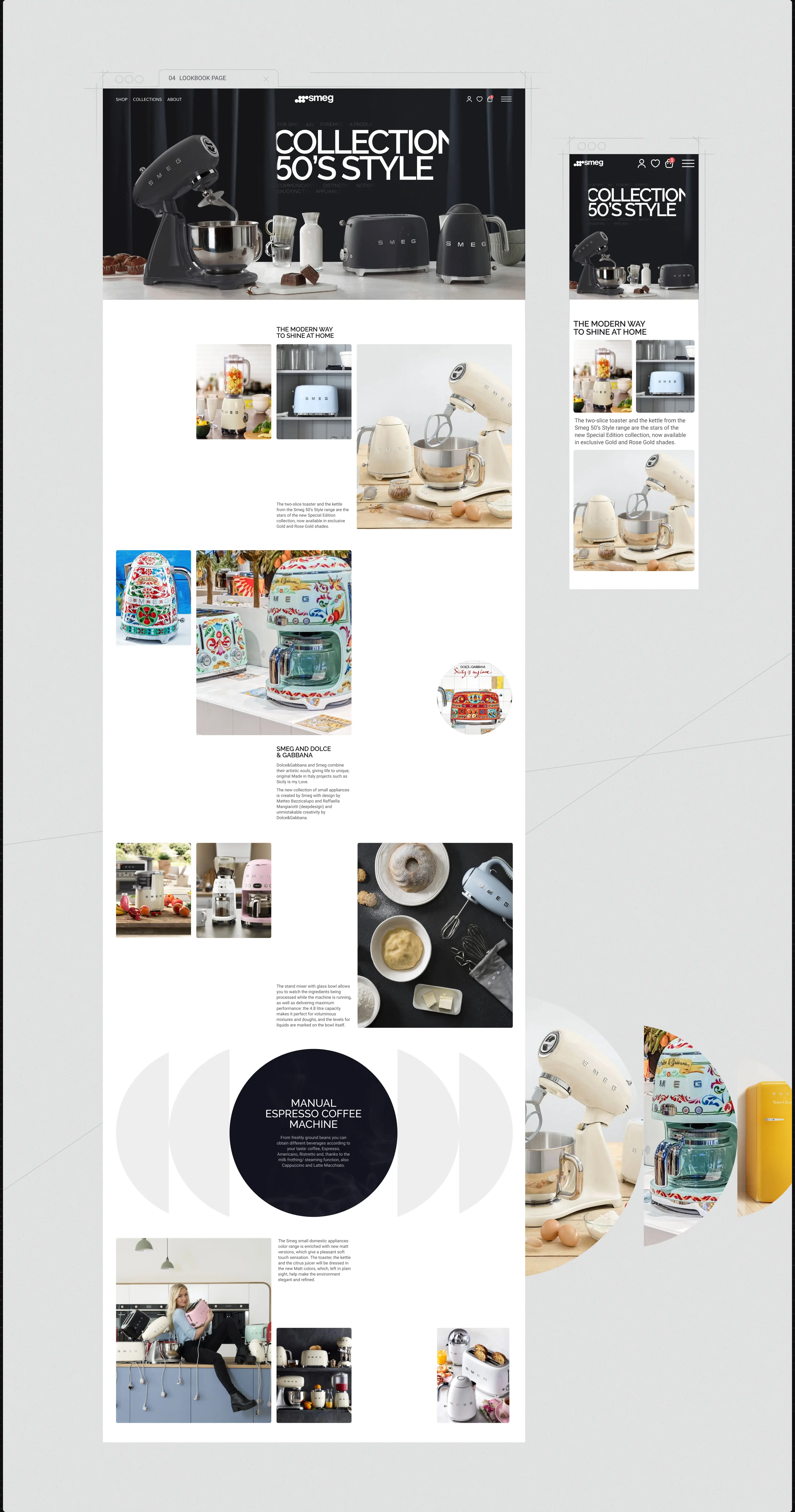 SMEG | E-commerce redesign — Изображение №8 — Интерфейсы на Dprofile