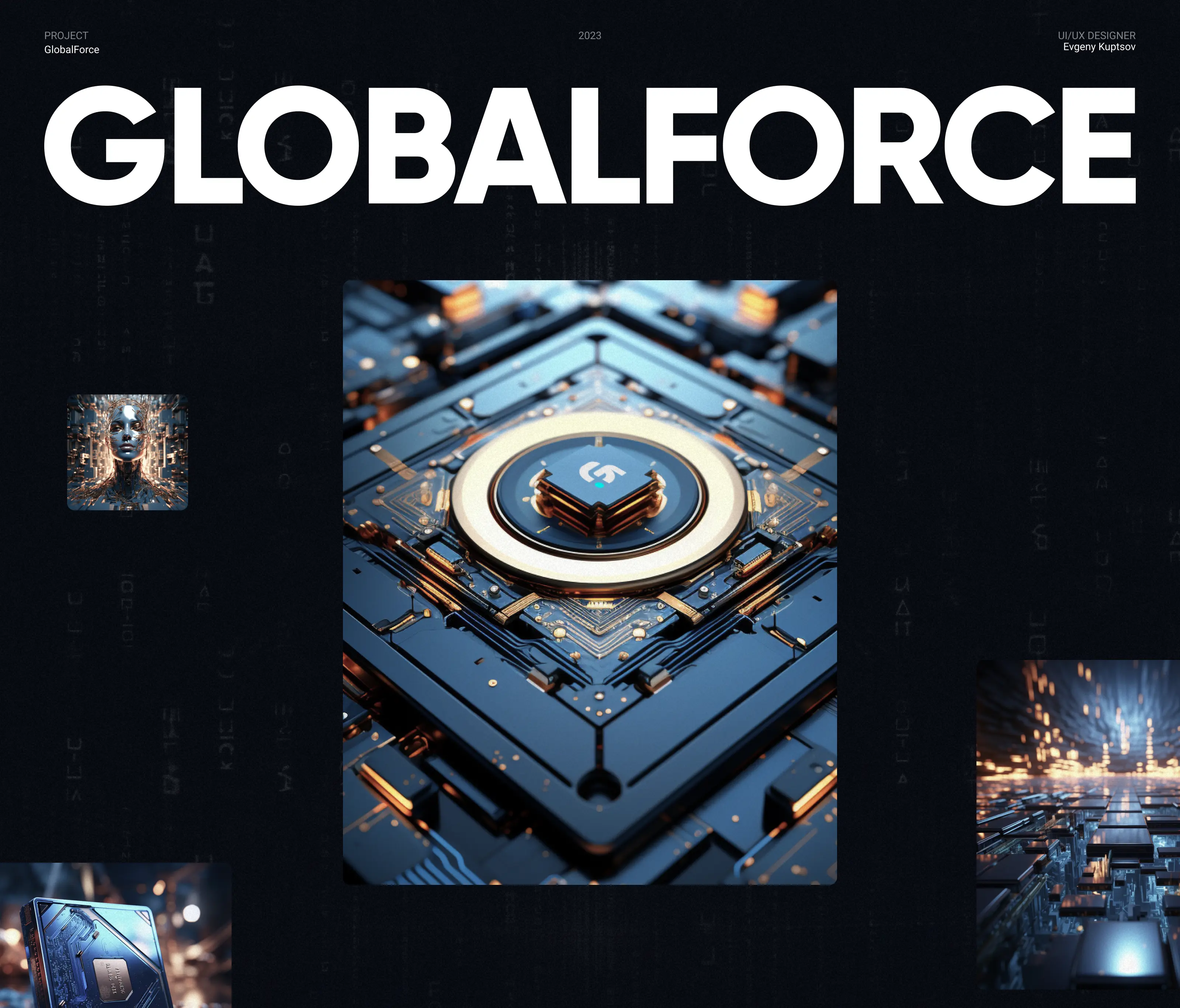 Global Force - Blockchain Website — Изображение №1 — Интерфейсы, Брендинг на Dprofile