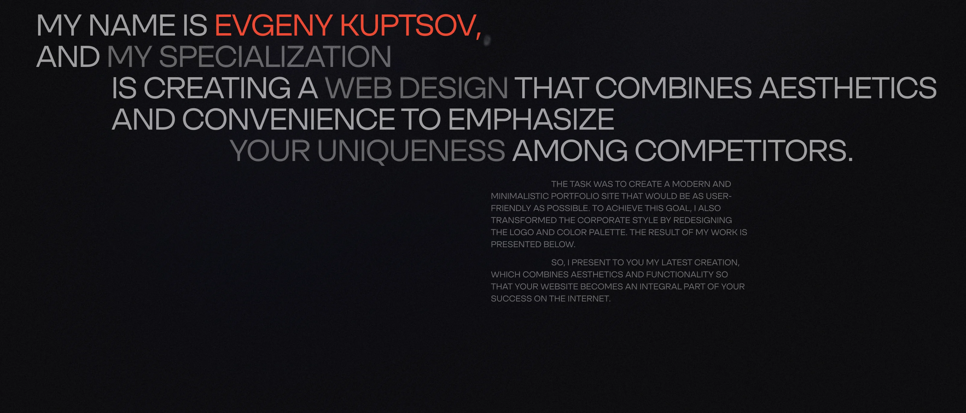 Portfolio - Evgeniy Kuptsov — Изображение №2 — Интерфейсы на Dprofile