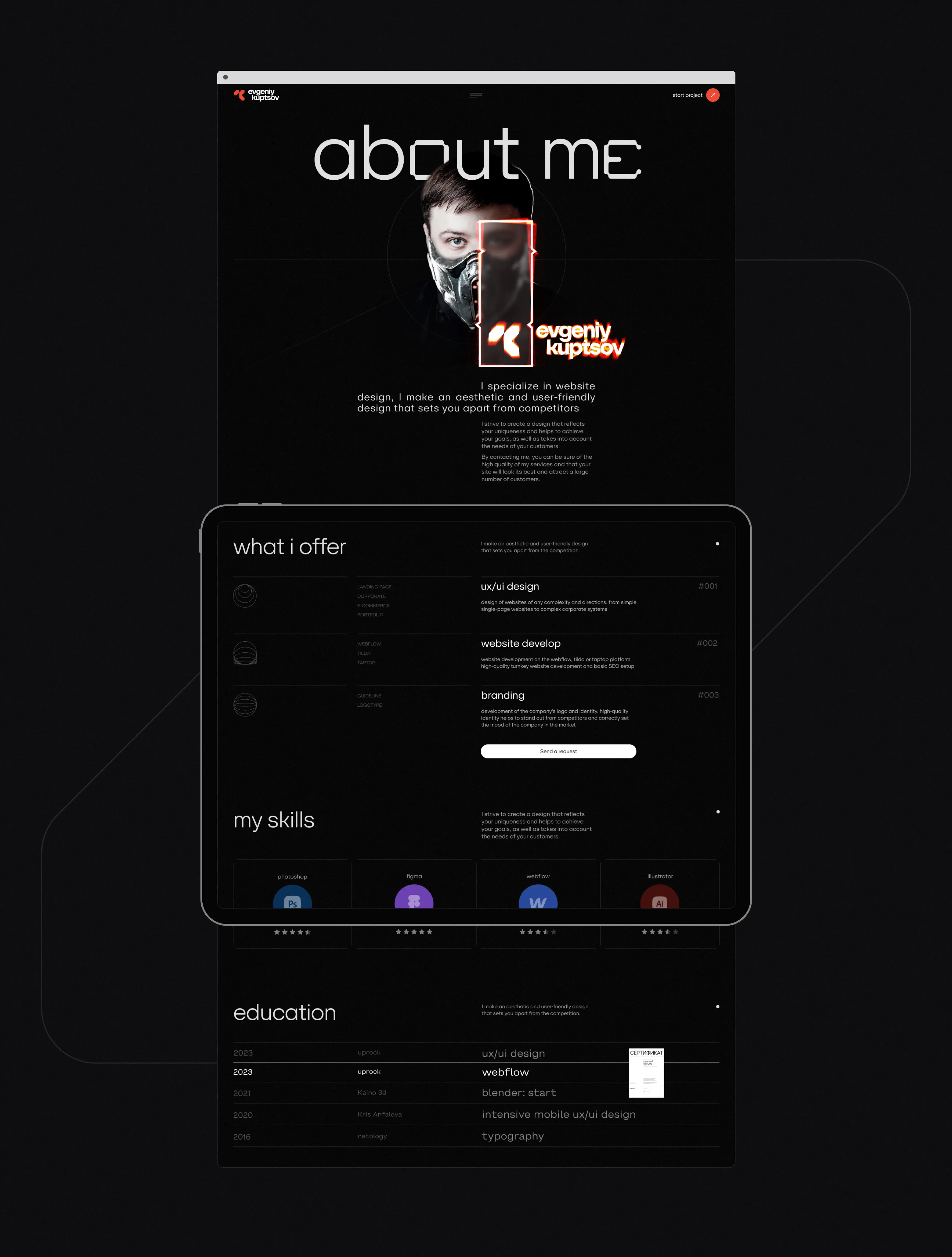 Portfolio - Evgeniy Kuptsov — Изображение №9 — Интерфейсы на Dprofile