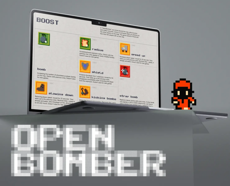OpenBomber Website на Dprofile