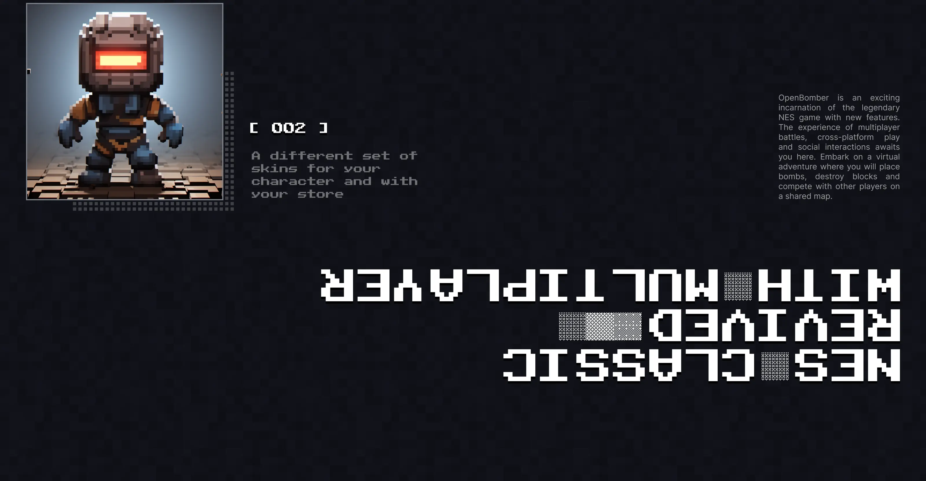 OpenBomber Website — Изображение №3 — Интерфейсы на Dprofile
