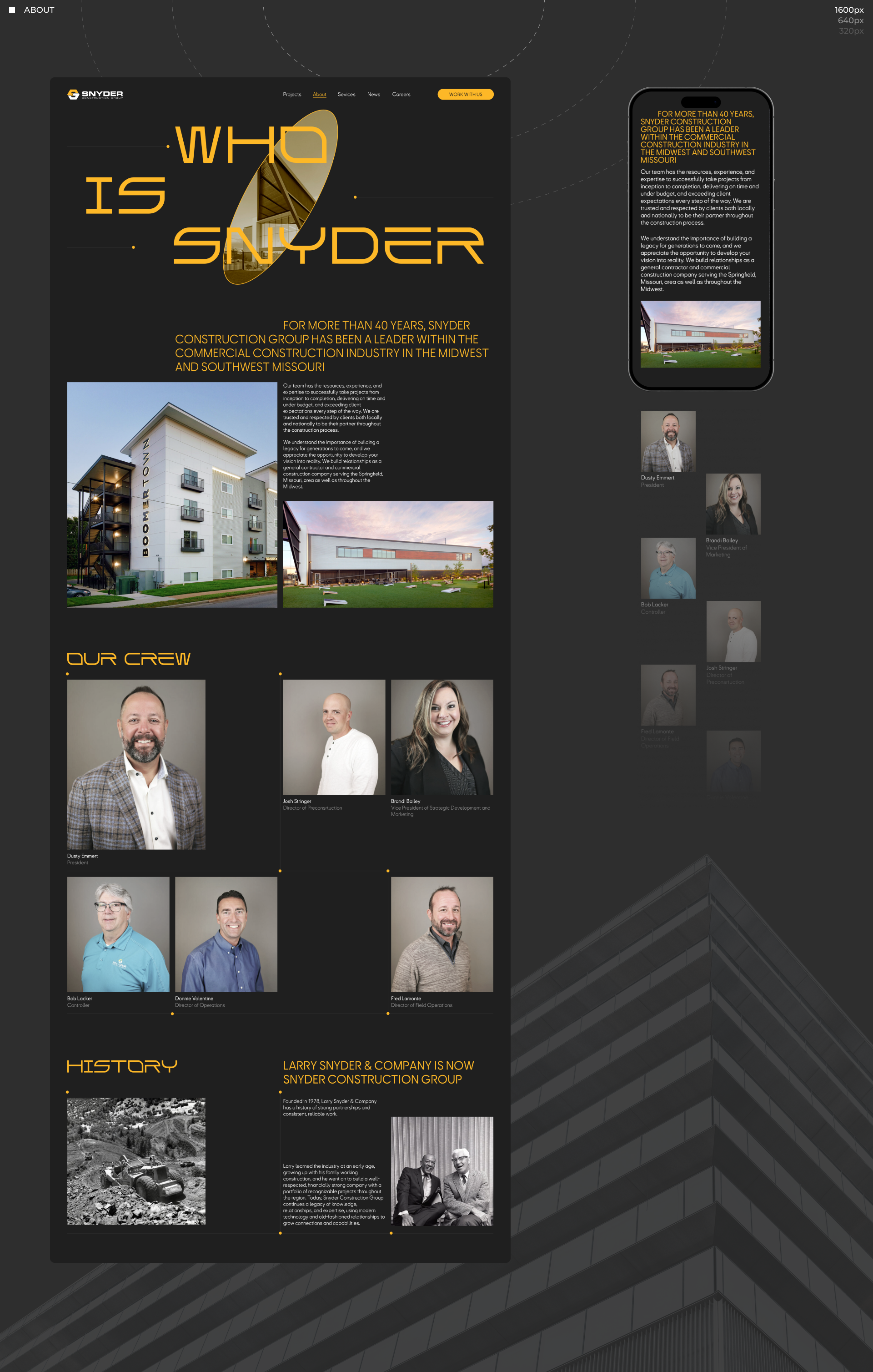 SNYDER | Corporate website — Изображение №6 — Интерфейсы на Dprofile