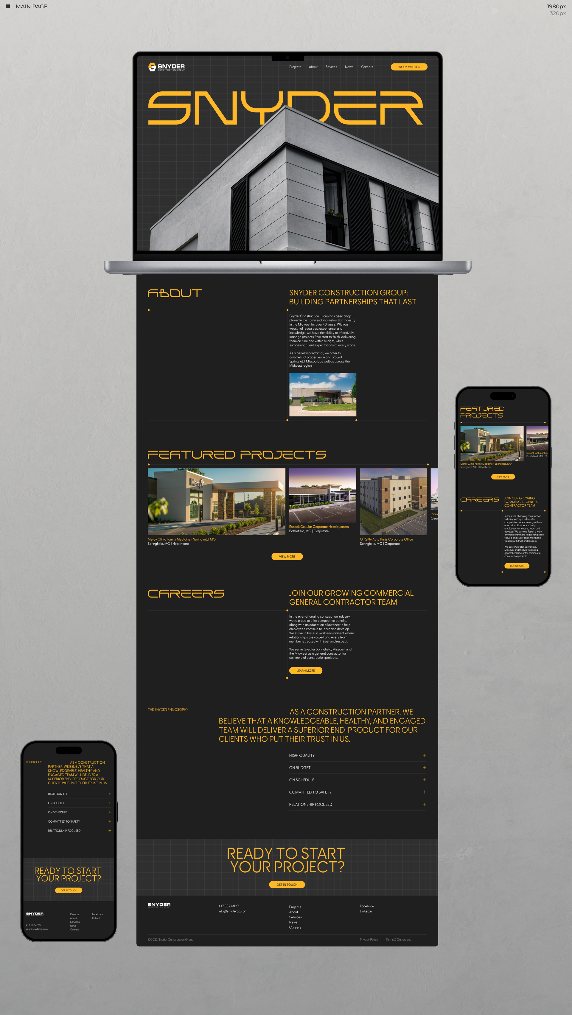 SNYDER | Corporate website — Изображение №2 — Интерфейсы на Dprofile