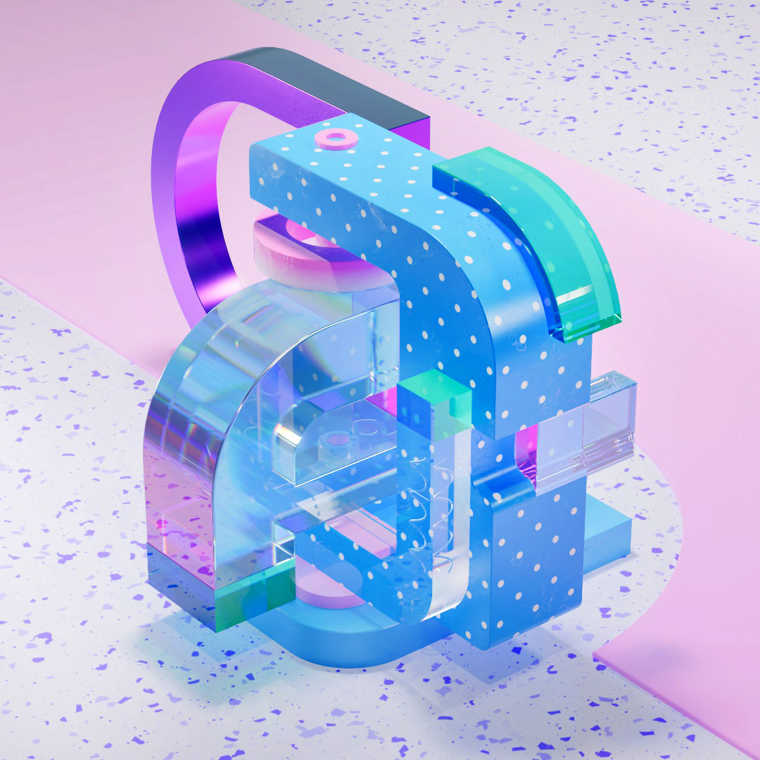 Абстрактный дизайн в нежных тонах — Изображение №1 — Иллюстрация, 3D на Dprofile