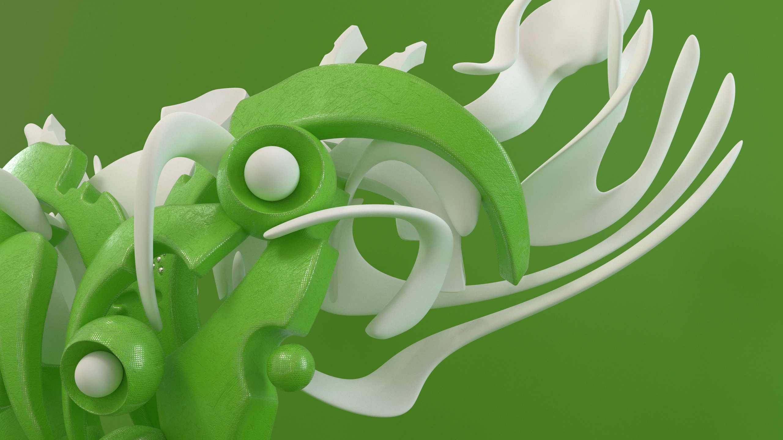 Green biomorph — Изображение №4 — Иллюстрация, 3D на Dprofile