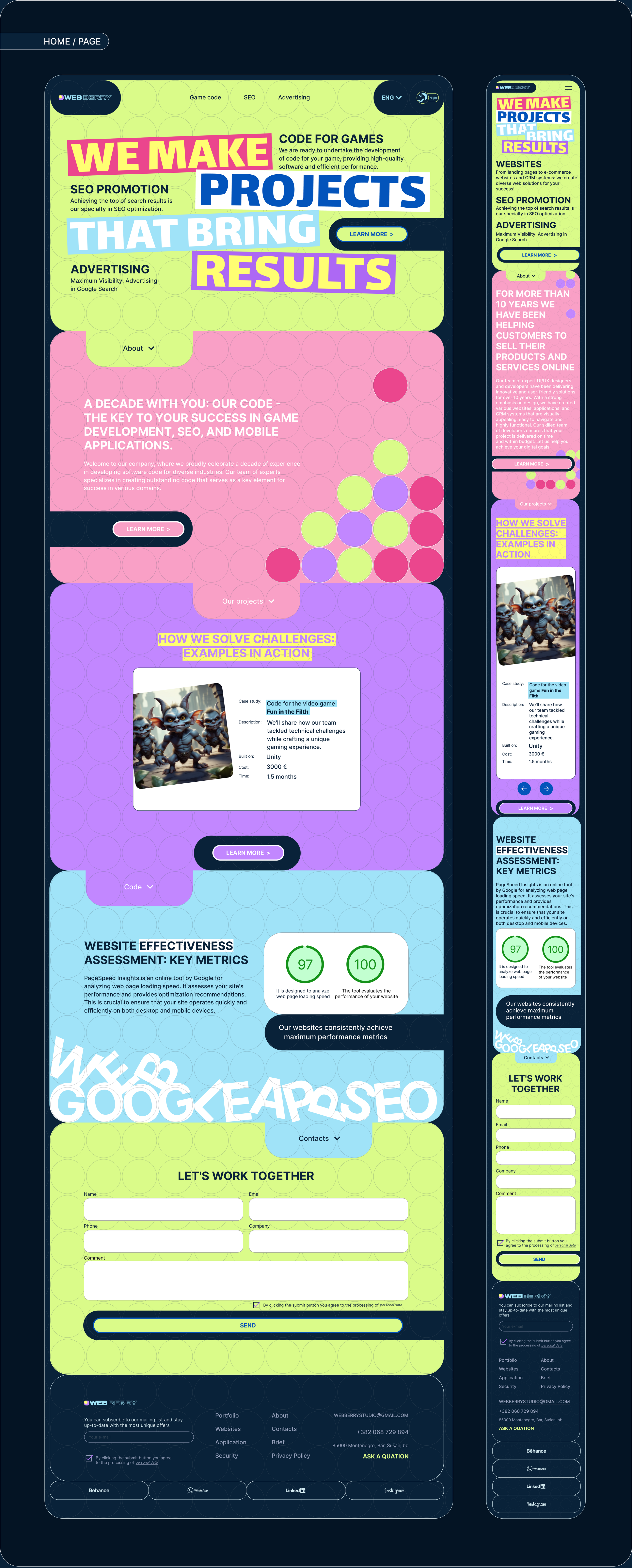 WEBBERRY WEBSITE — Изображение №2 — Интерфейсы на Dprofile