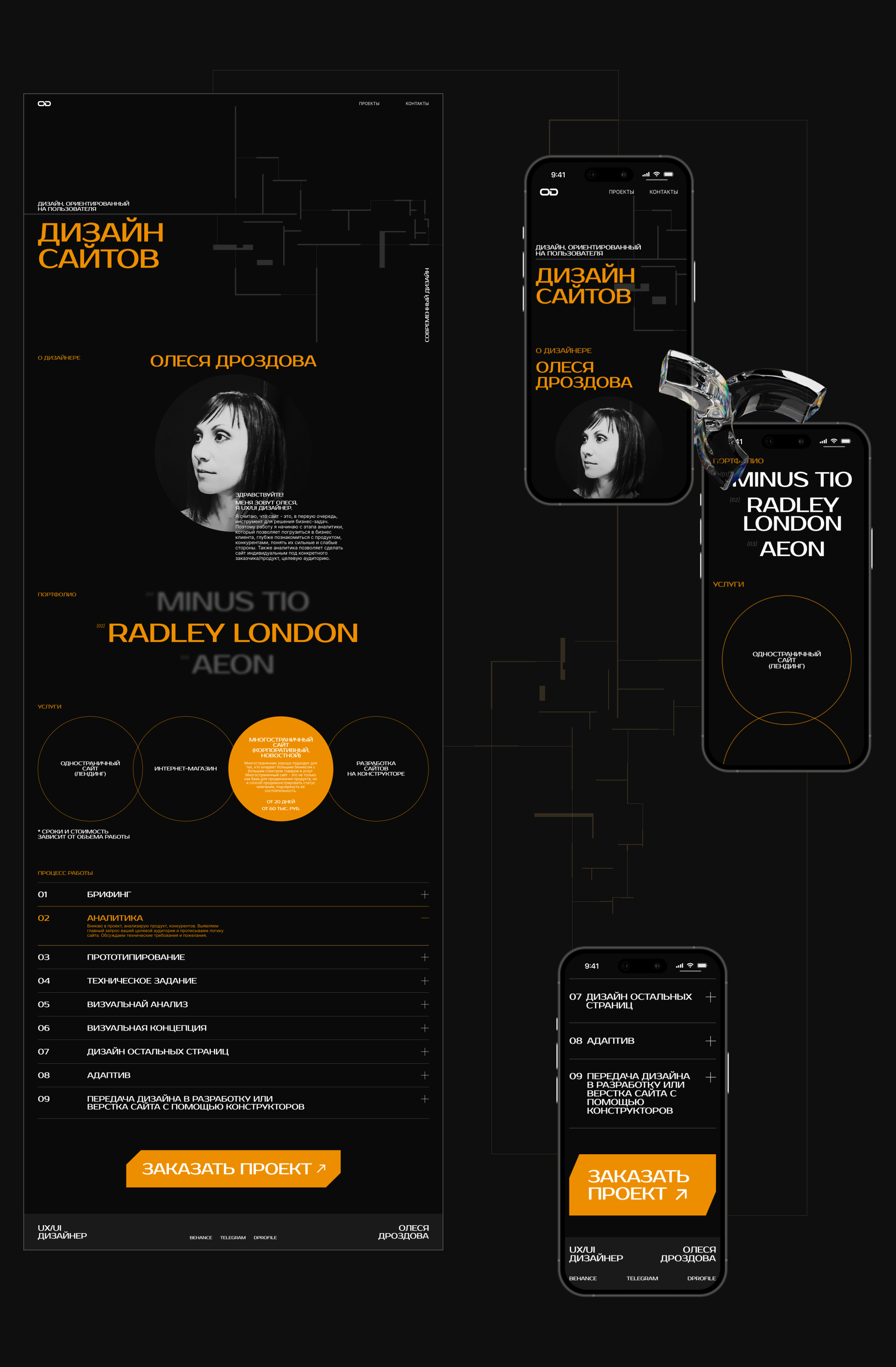 ux/ui designer portfolio — Изображение №3 — Интерфейсы на Dprofile