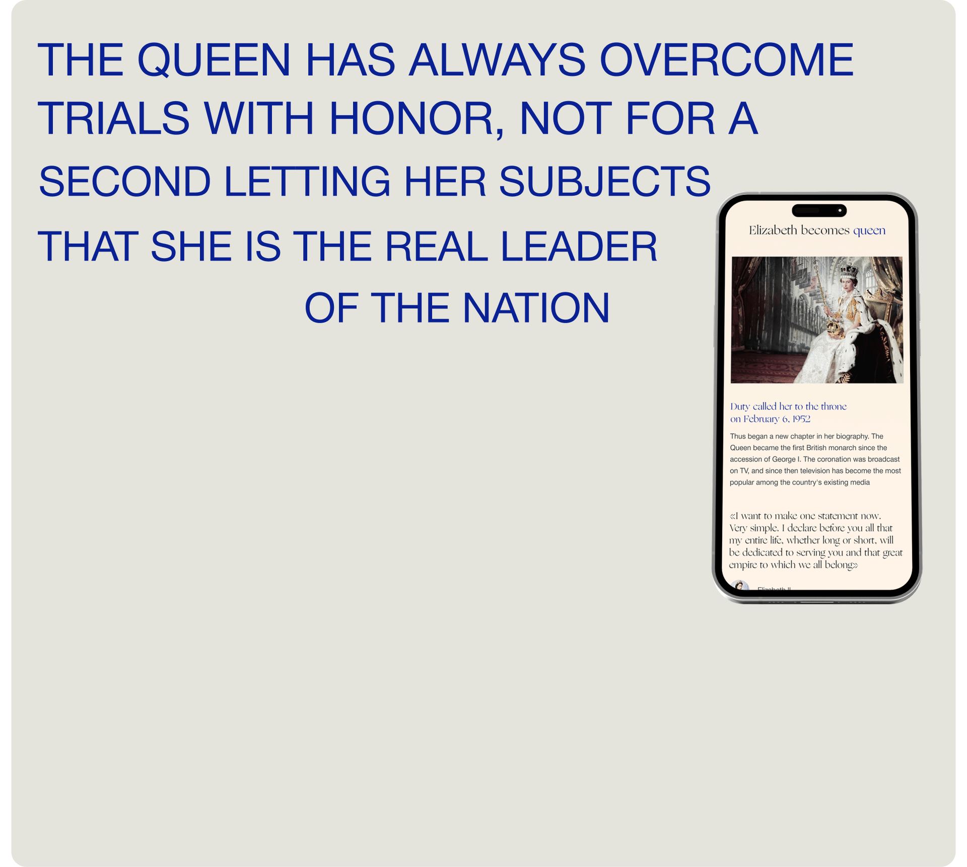 Educational website about life Elizabeth the second — Изображение №7 — Интерфейсы, Брендинг на Dprofile