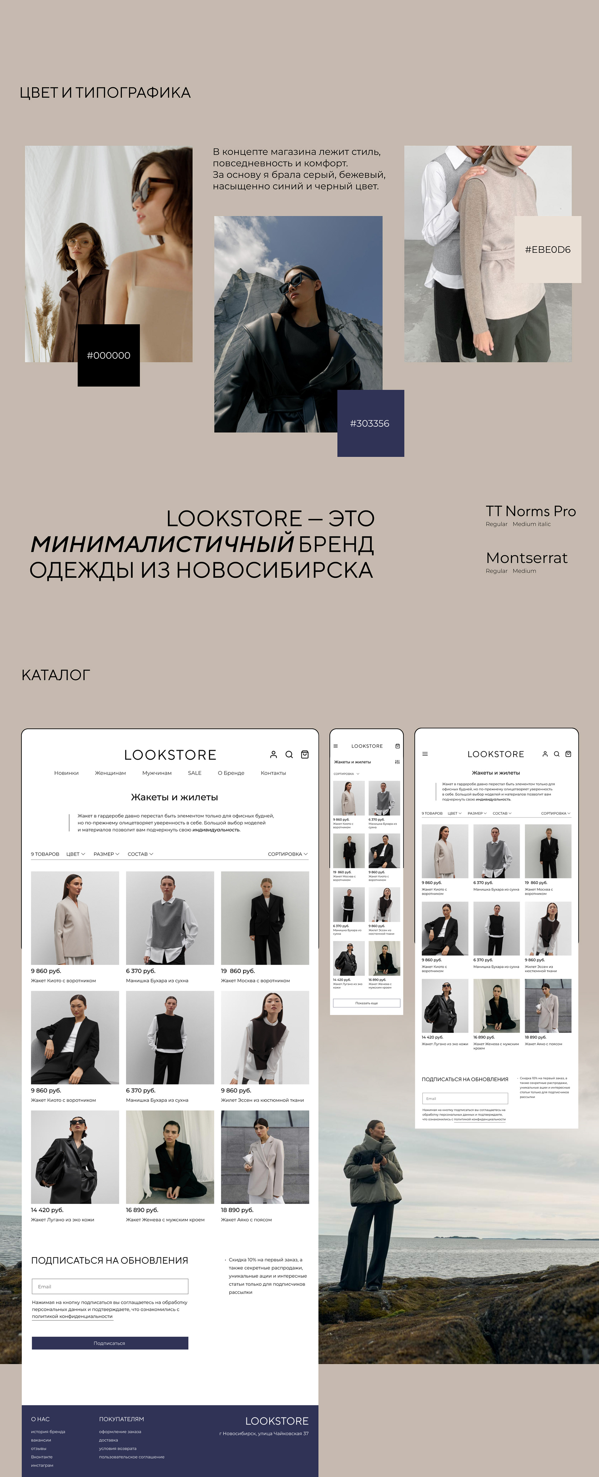 Lookstore | E-commerse UX/UI — Изображение №3 — Интерфейсы, Маркетинг на Dprofile