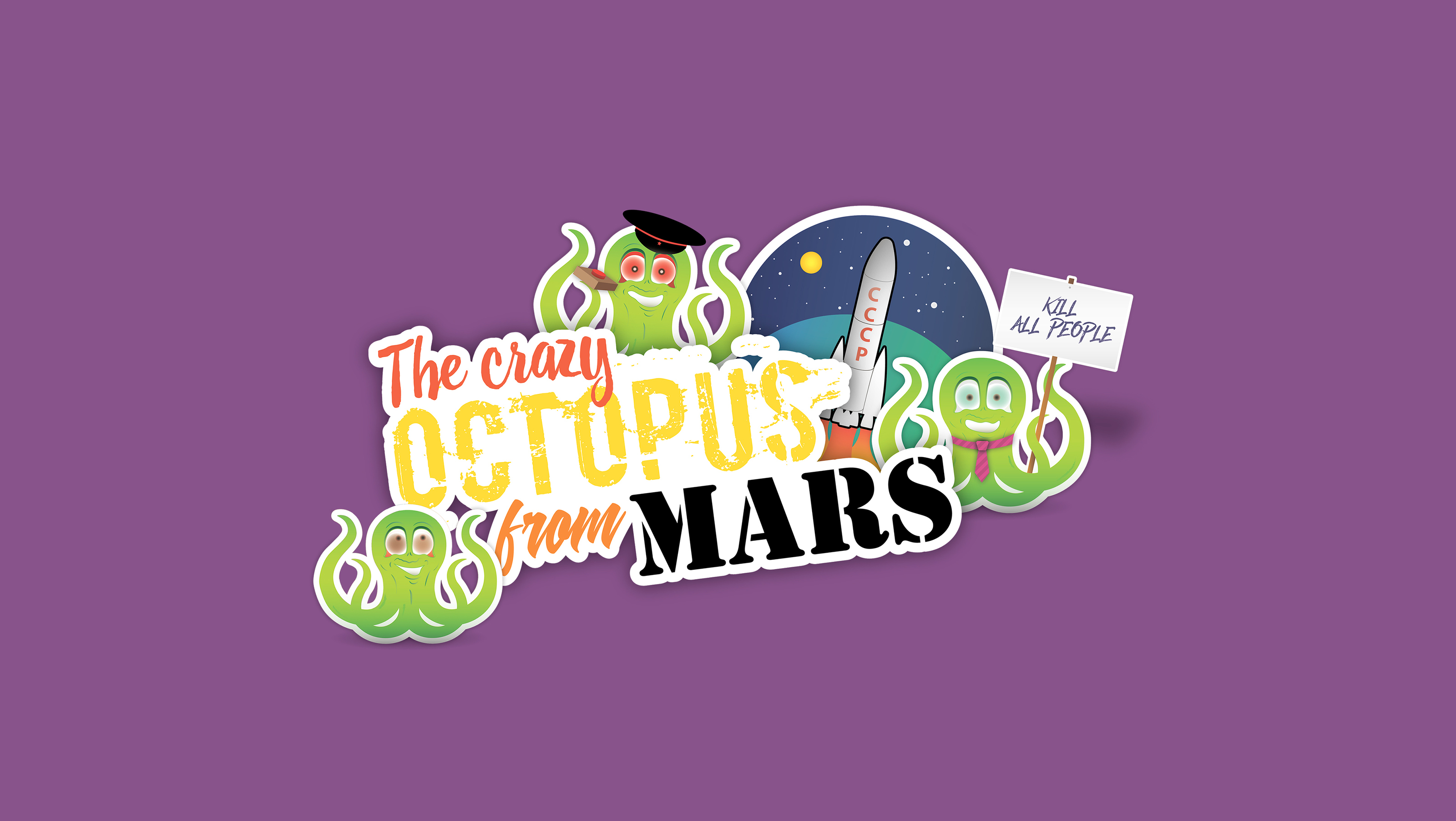 The crazy octopus from MARS — Изображение №9 — Иллюстрация на Dprofile
