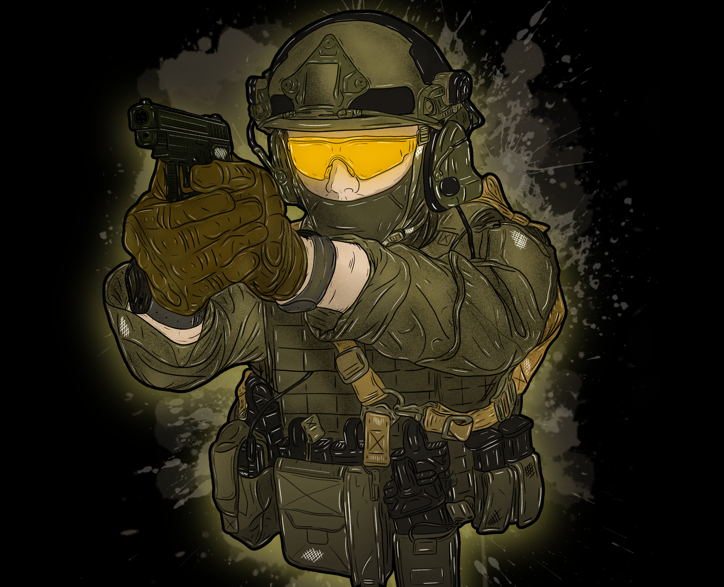 WAR_WEARERUSSIAN — Брендинг, Иллюстрация на Dprofile