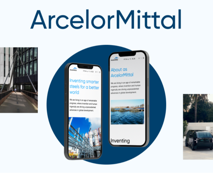 ArcelorMiittal - corporate website — Интерфейсы на Dprofile