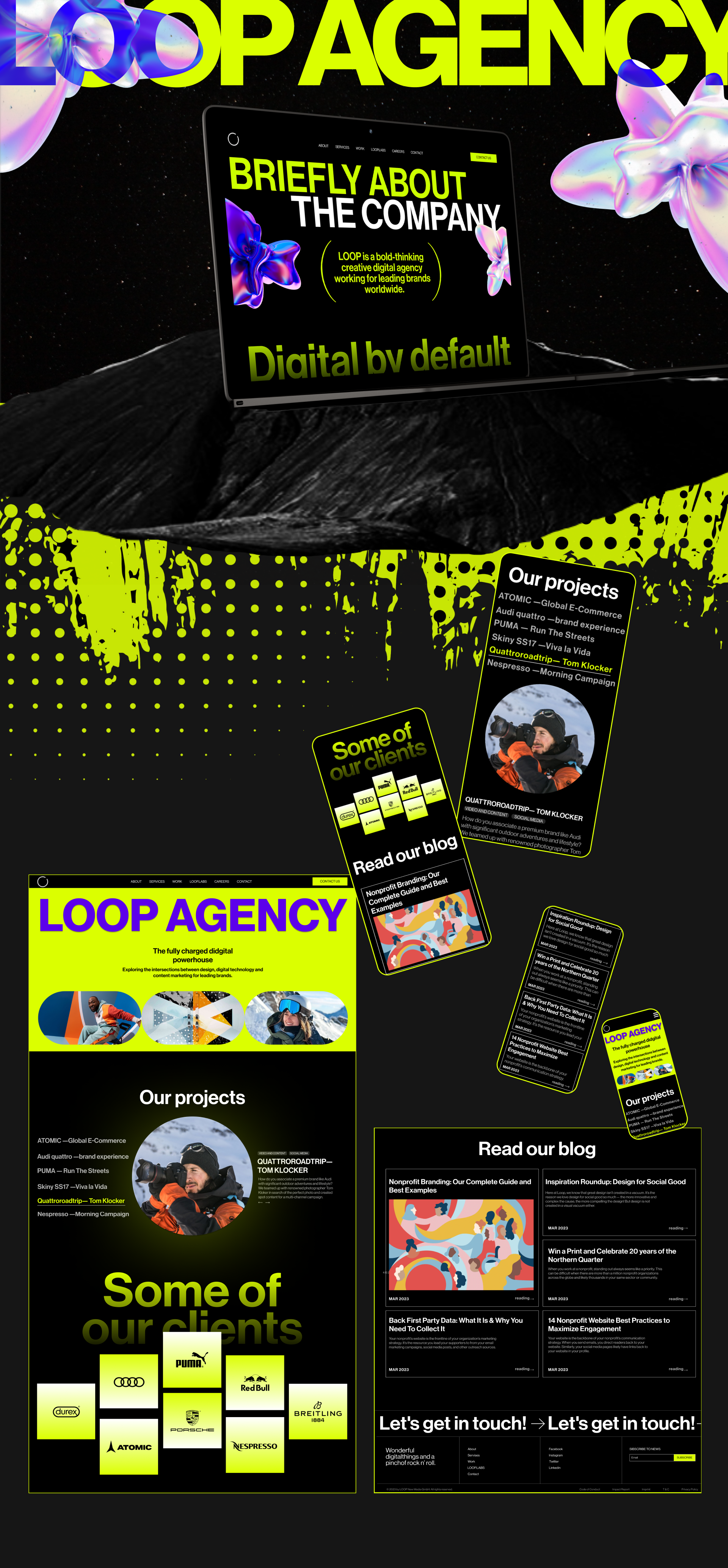 LOOP AGENCY — Изображение №1 — Интерфейсы на Dprofile