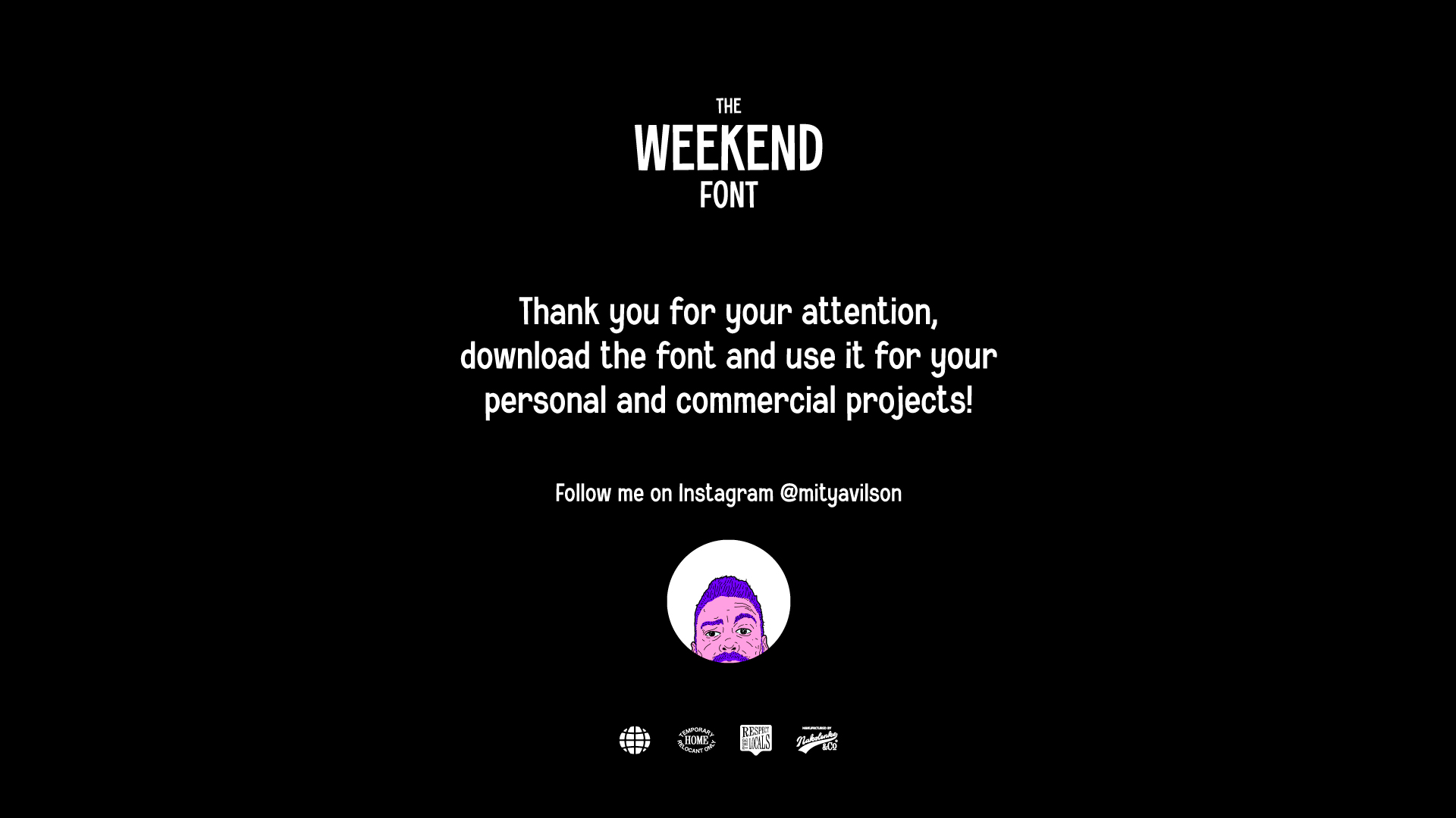 the WEEKEND / font — Изображение №12 — Графика на Dprofile